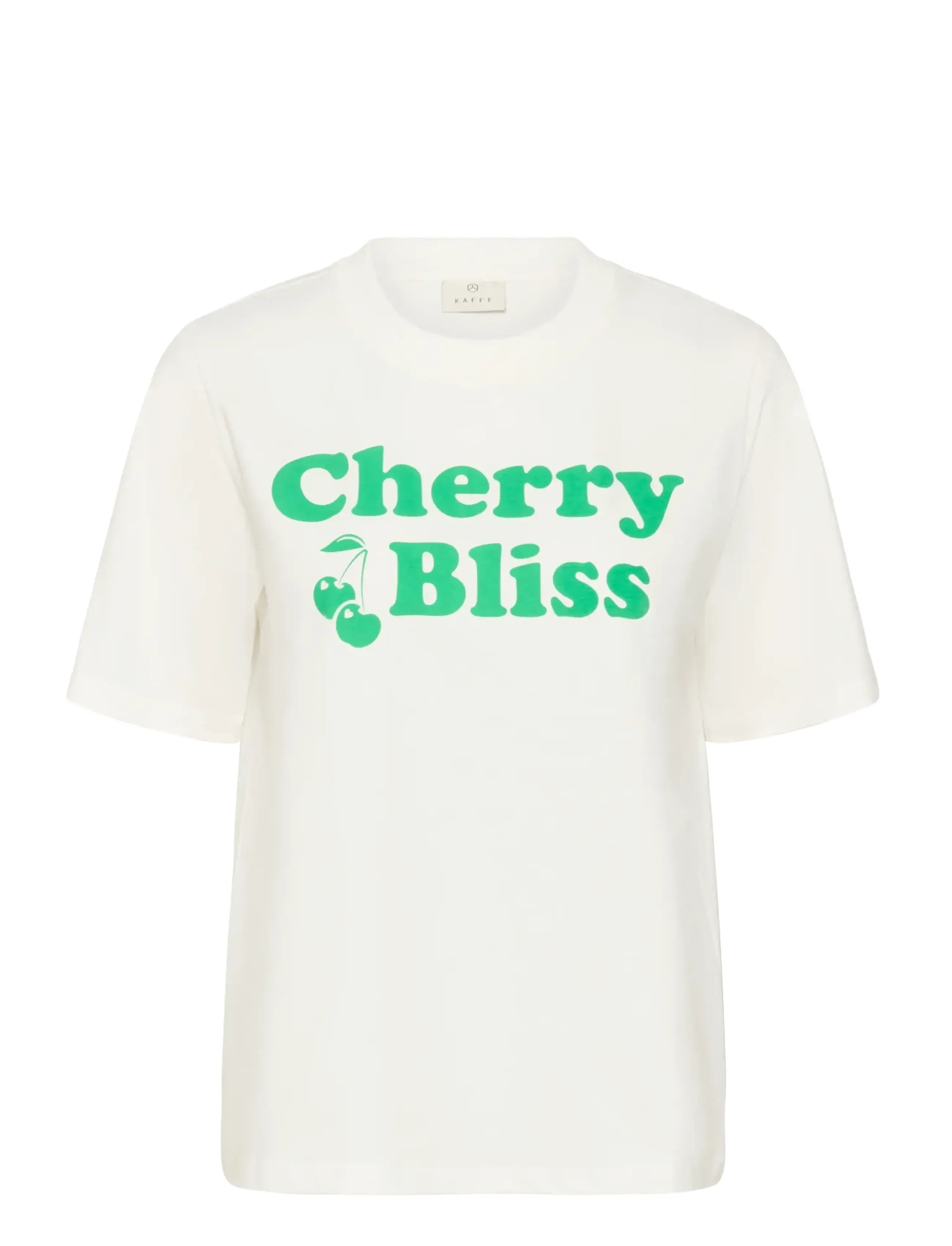 Kaffe KAcherie T-Shirt - Tøj - CHALK / white