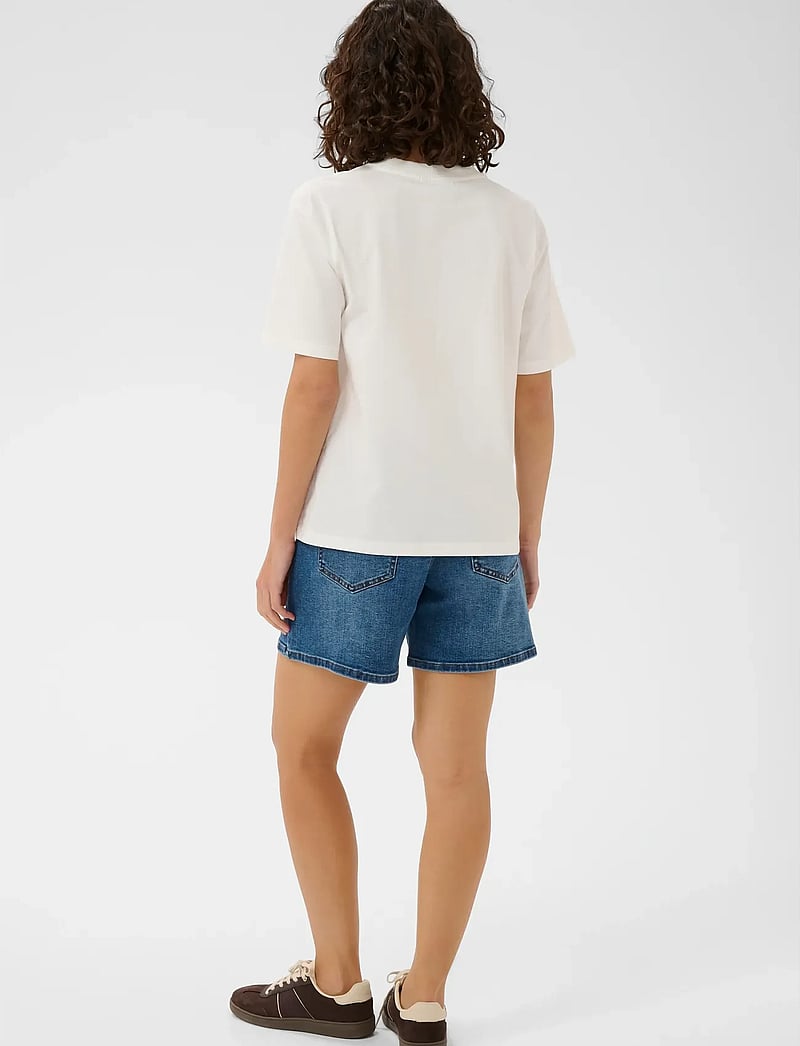 Kaffe - KAcherie T-Shirt - t-shirts - chalk - 4