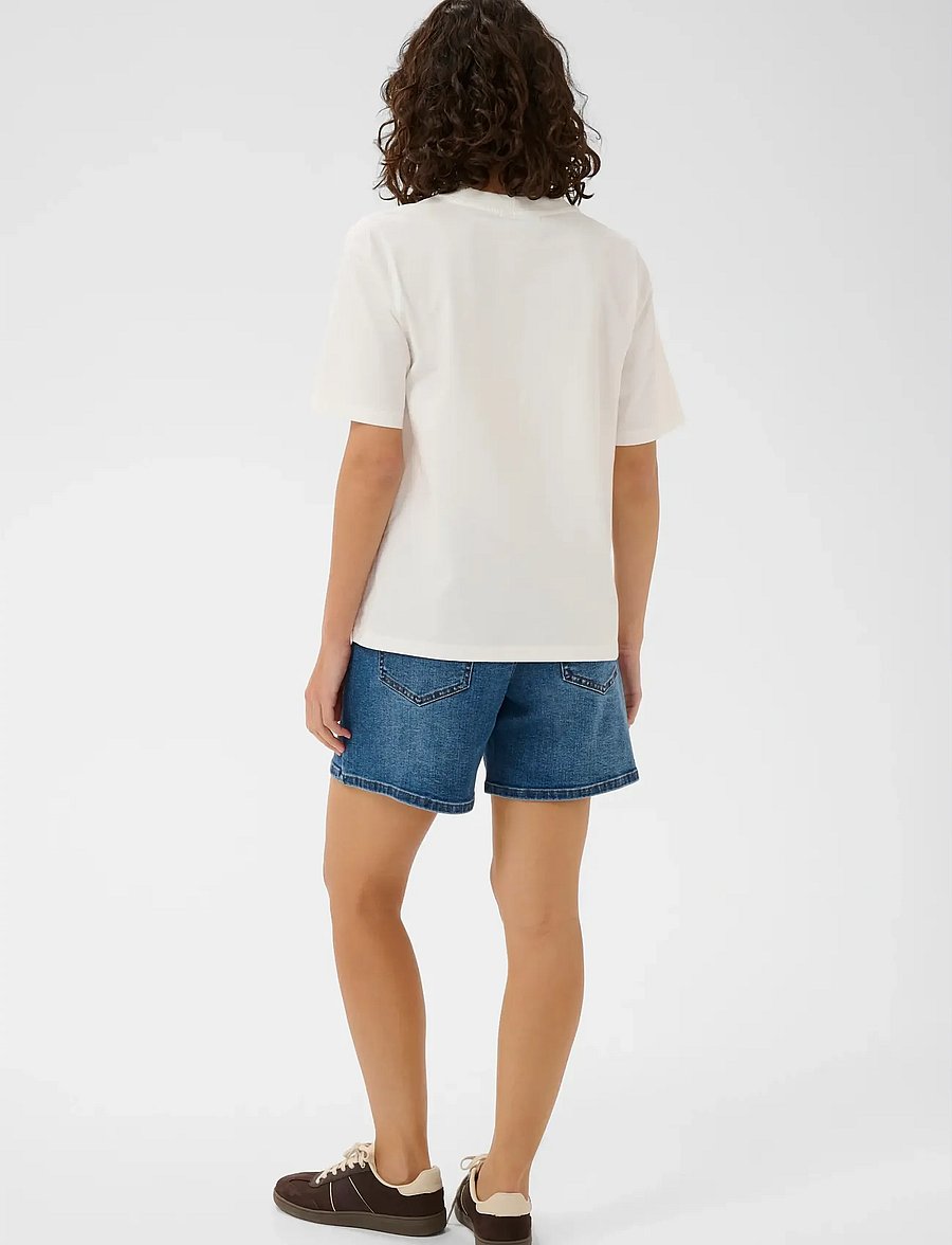 Kaffe - KAcherie T-Shirt - t-shirts - chalk - 4