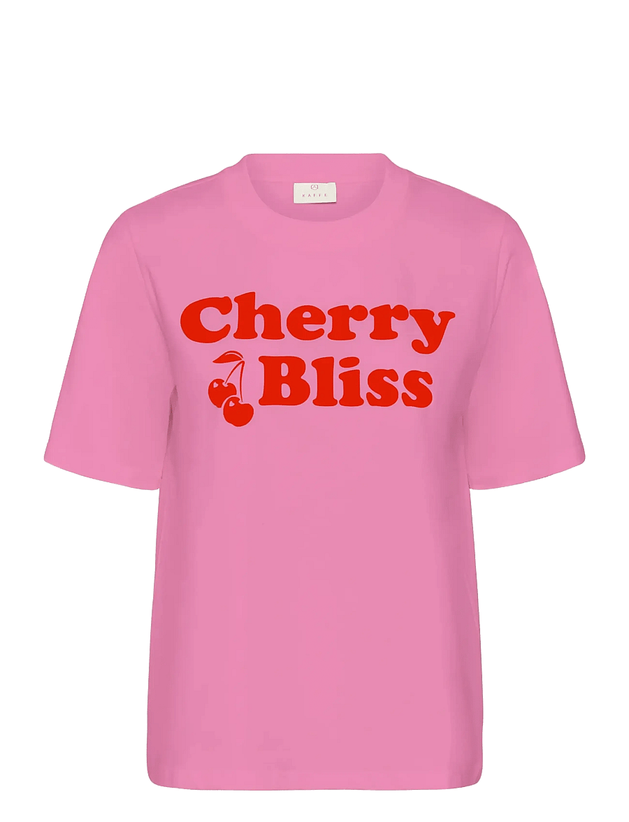 Kaffe - KAcherie T-Shirt - t-shirts - pink frosting - 1