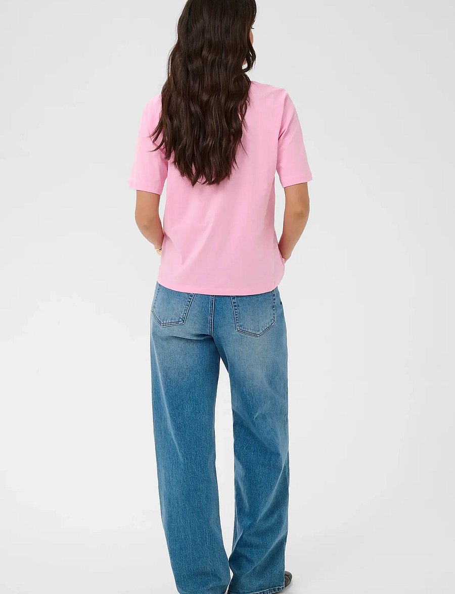 Kaffe - KAcherie T-Shirt - t-shirts - pink frosting - 4
