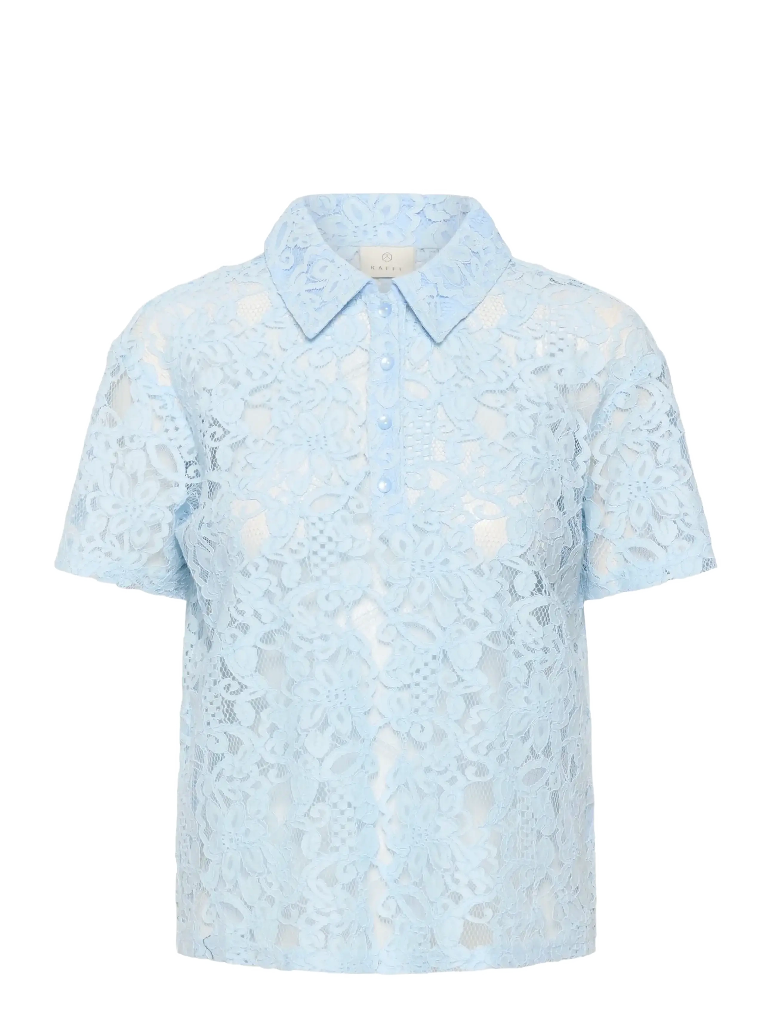 Kaffe KAlacy Polo Blouse - Mode trends - NANTUCKET BREEZE / blue