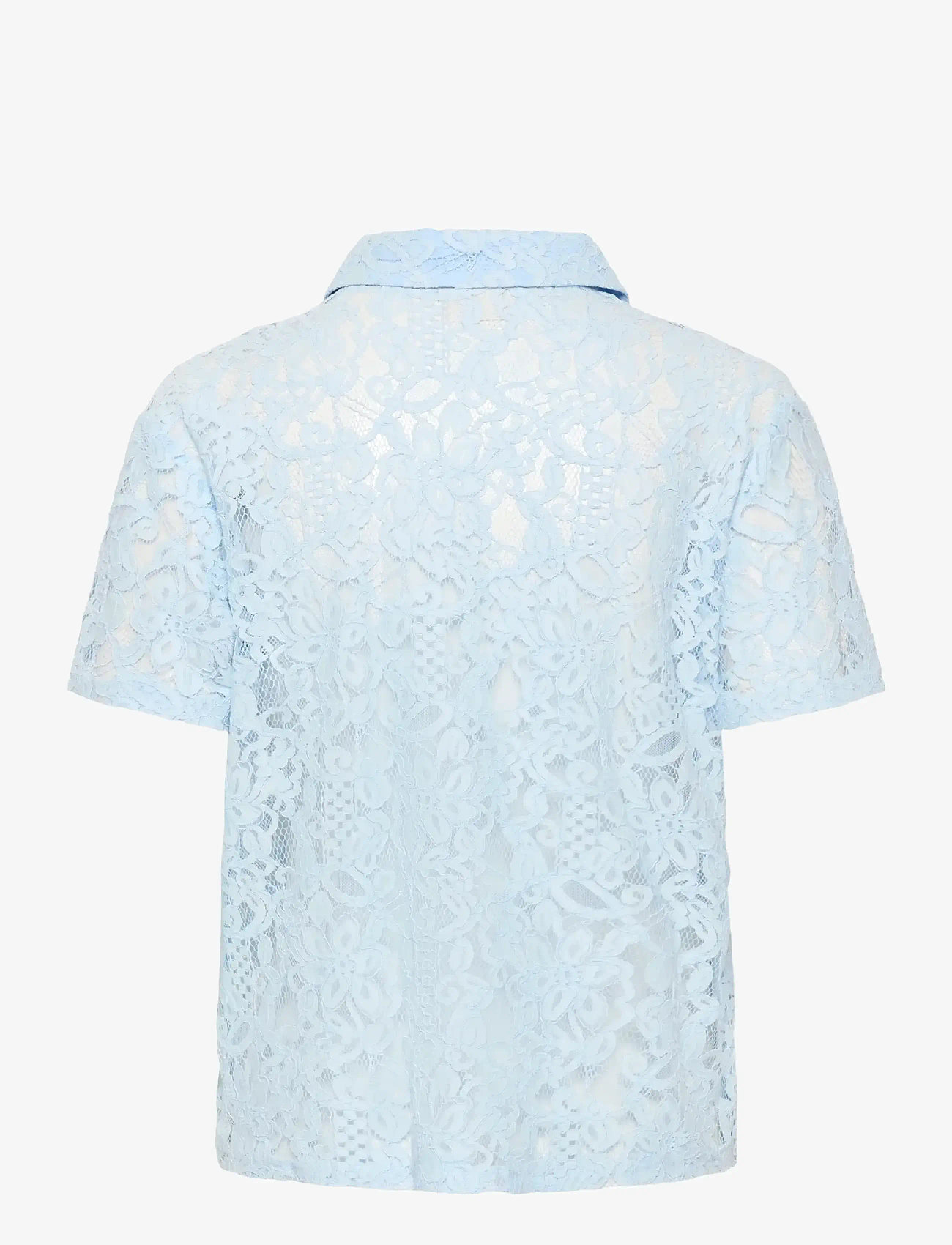 Kaffe - KAlacy Polo Blouse - kortærmede bluser - nantucket breeze - 2