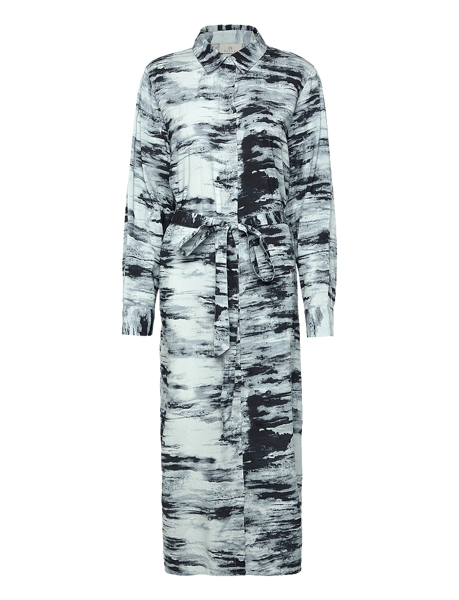 Kaffe - KAkeri Shirt Dress - hemdkleider - nantucket / midnight abstract - 1