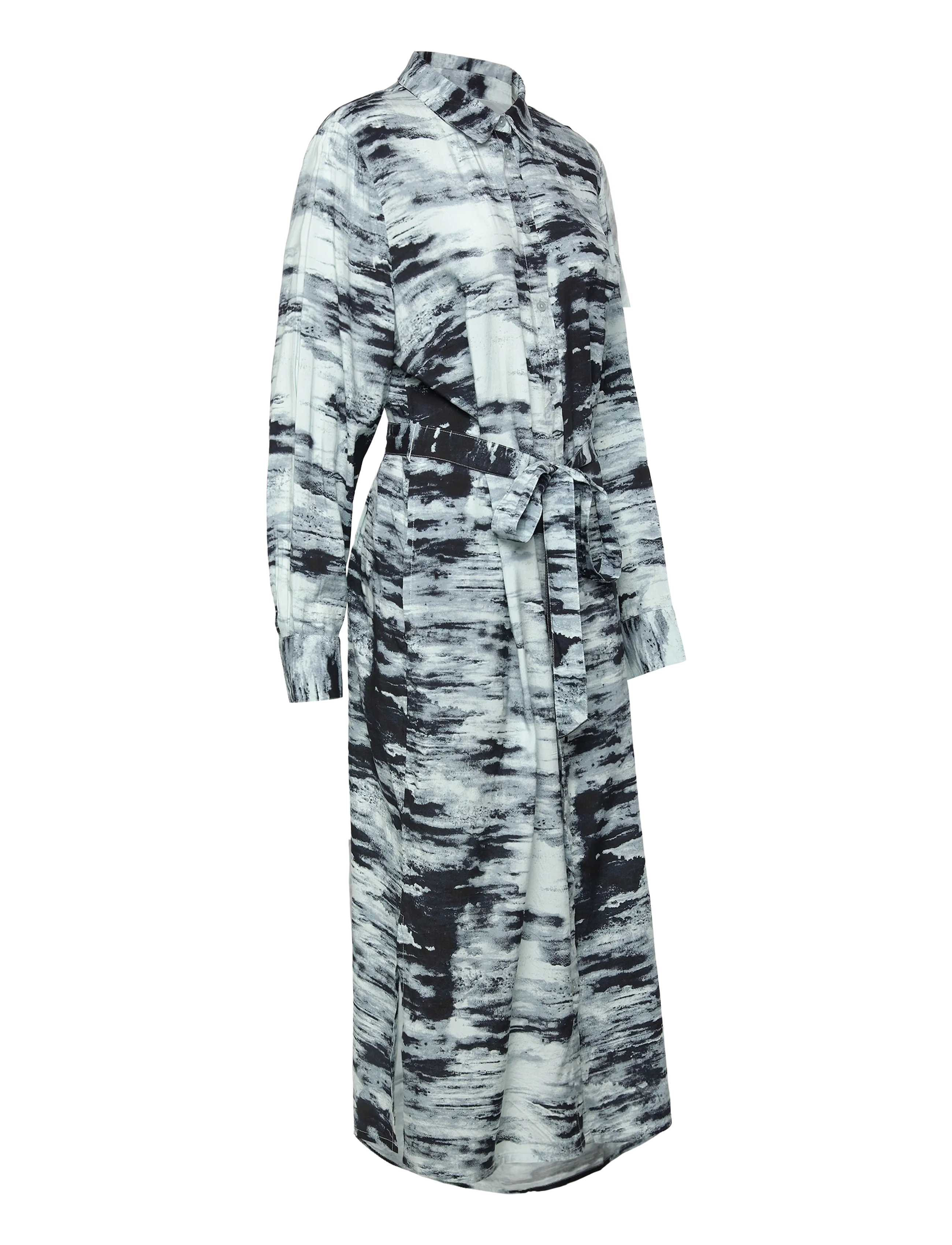 Kaffe - KAkeri Shirt Dress - hemdkleider - nantucket / midnight abstract - 4