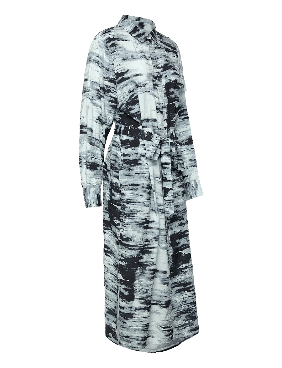 Kaffe - KAkeri Shirt Dress - hemdkleider - nantucket / midnight abstract - 4