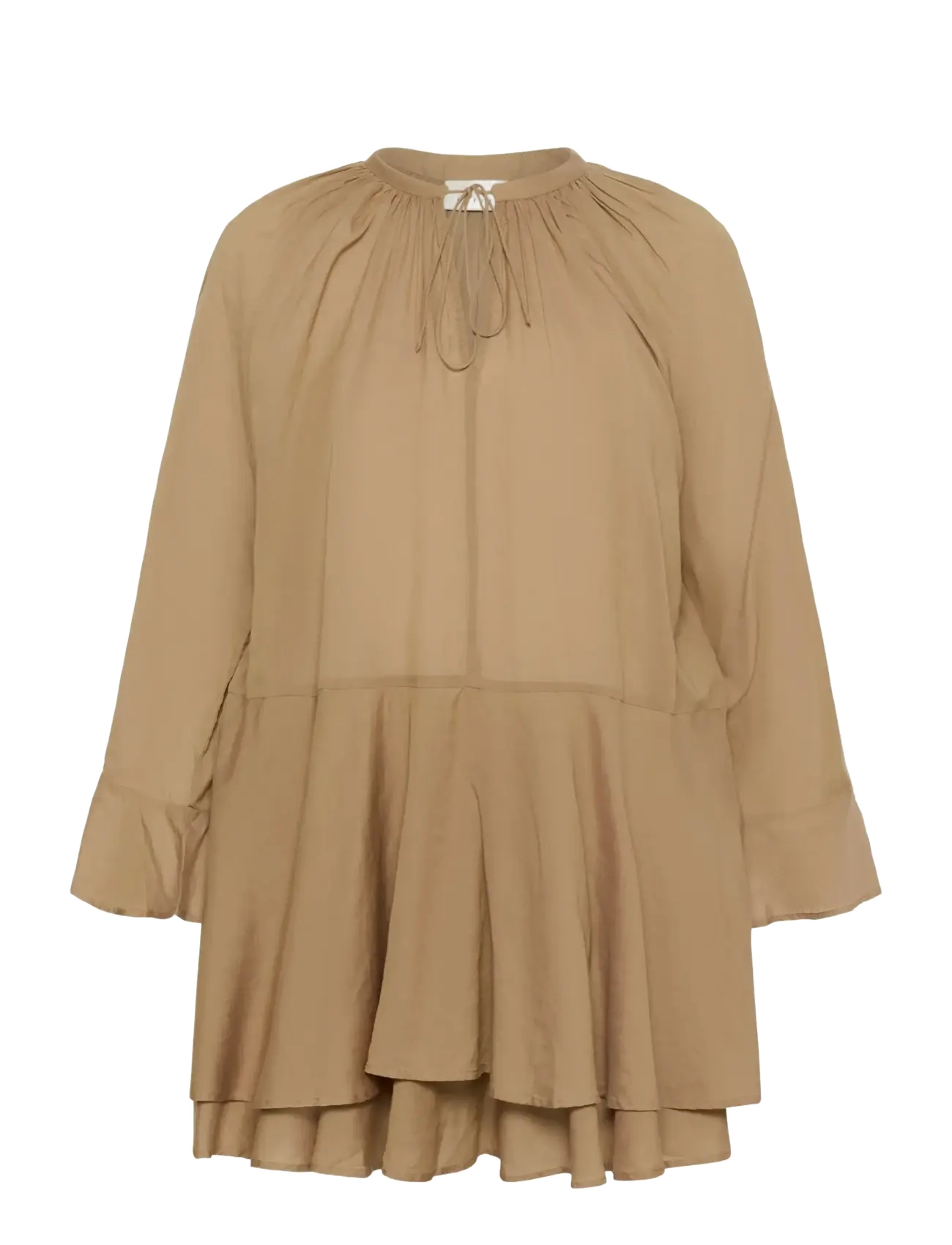 KAFFE Kaflora Kleid Braun - 44 - Damen