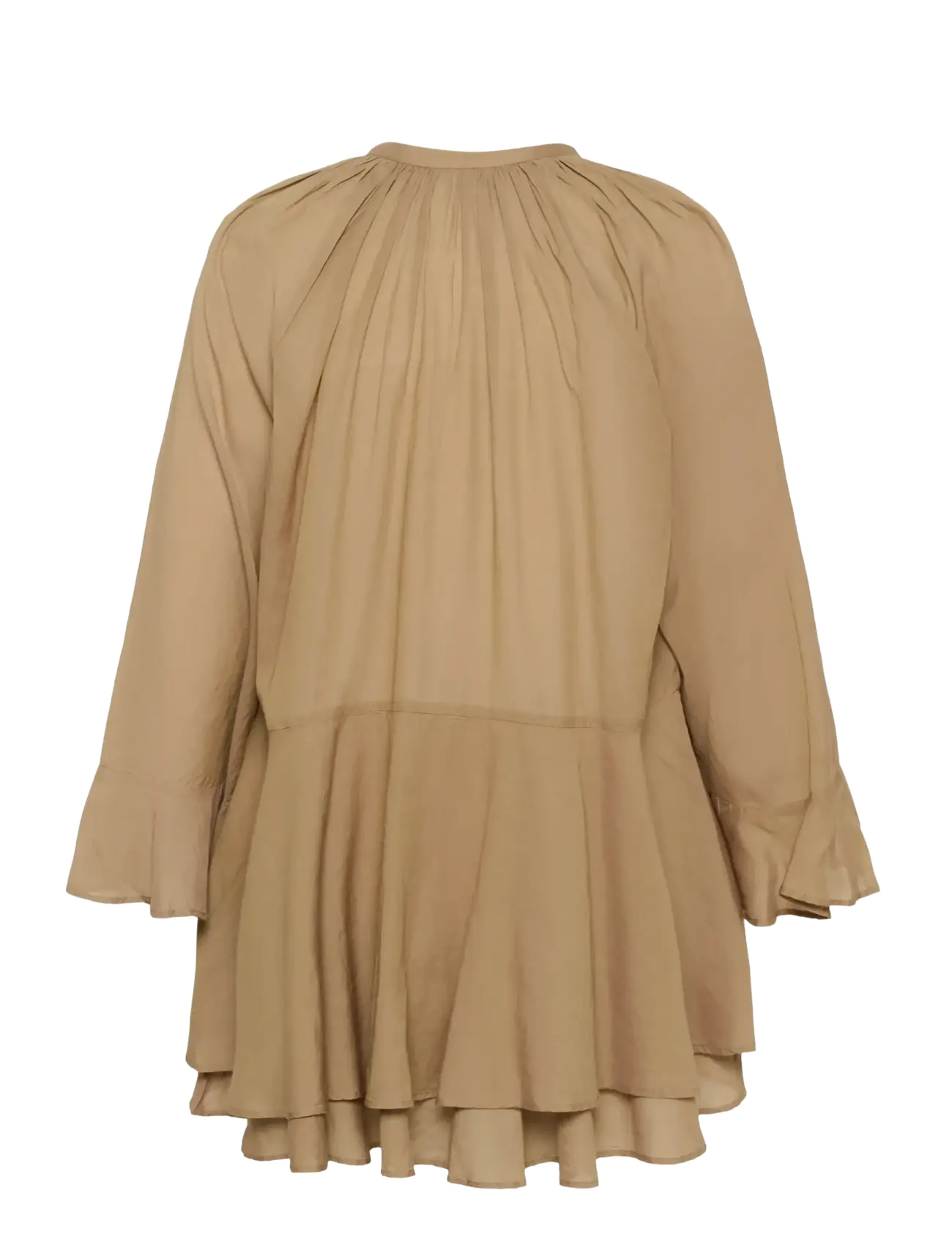Kaffe - KAflora dress - summer dresses - petrified oak - 2