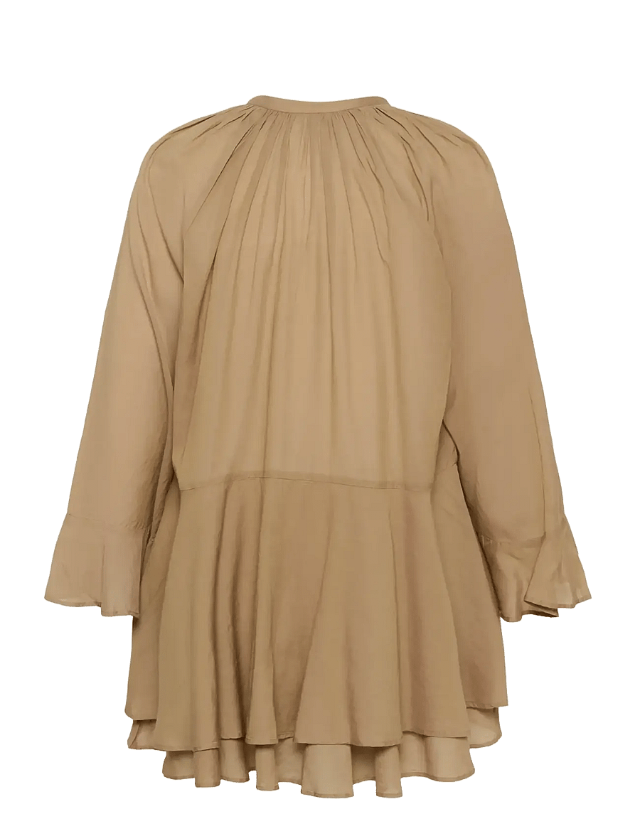 Kaffe - KAflora dress - summer dresses - petrified oak - 2