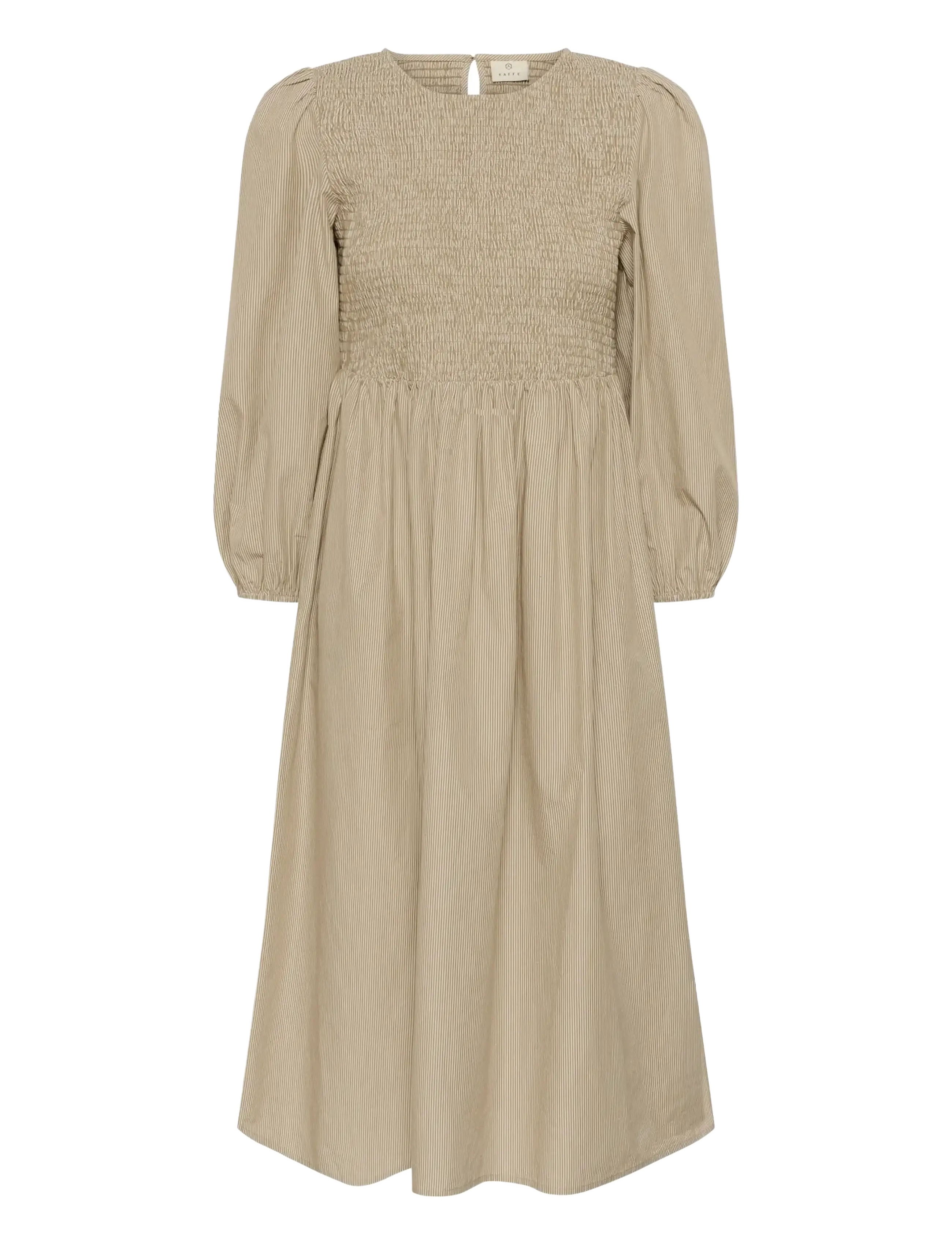 KAFFE Kamona Smock Kleid Beige - 38 - Damen