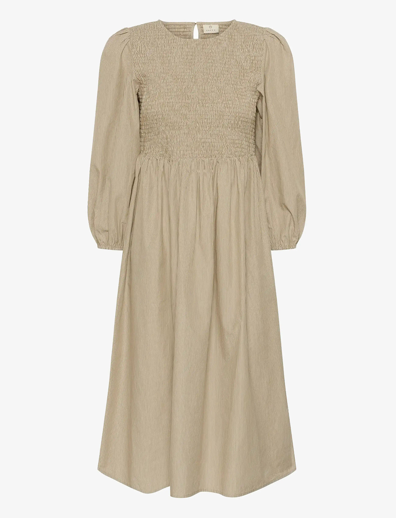Kaffe - KAmona Smock Dress - sommerkjoler - chalk oak stripe - 1