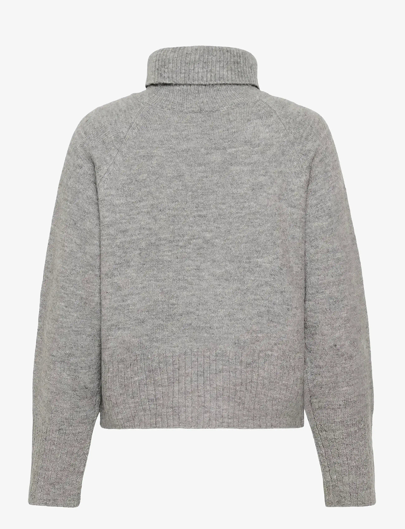 Kaffe - KAerin Rollneck - efterårstøj - light grey melange - 1