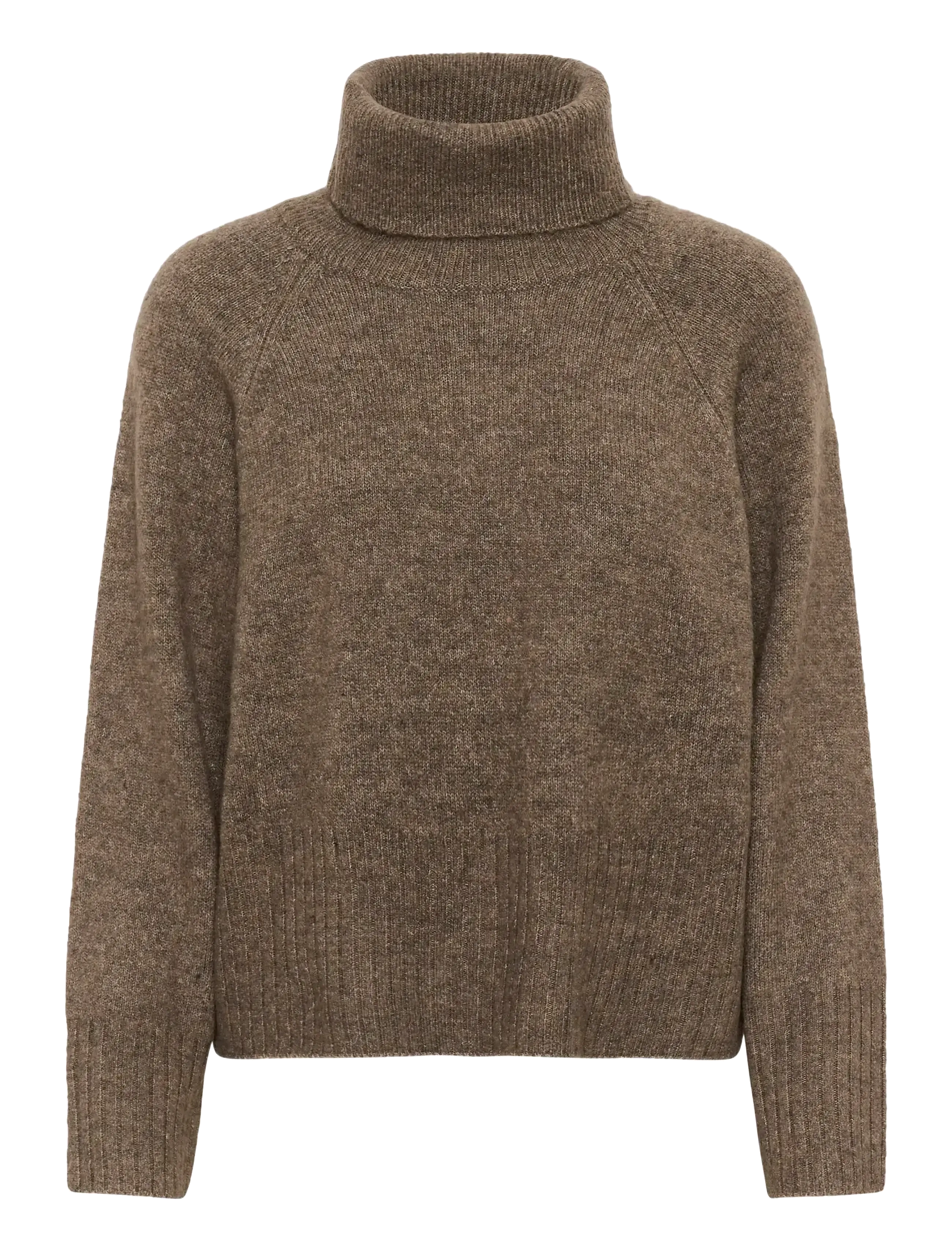 KAFFE Kaerin Rollneck Khaki - XXL - Damen
