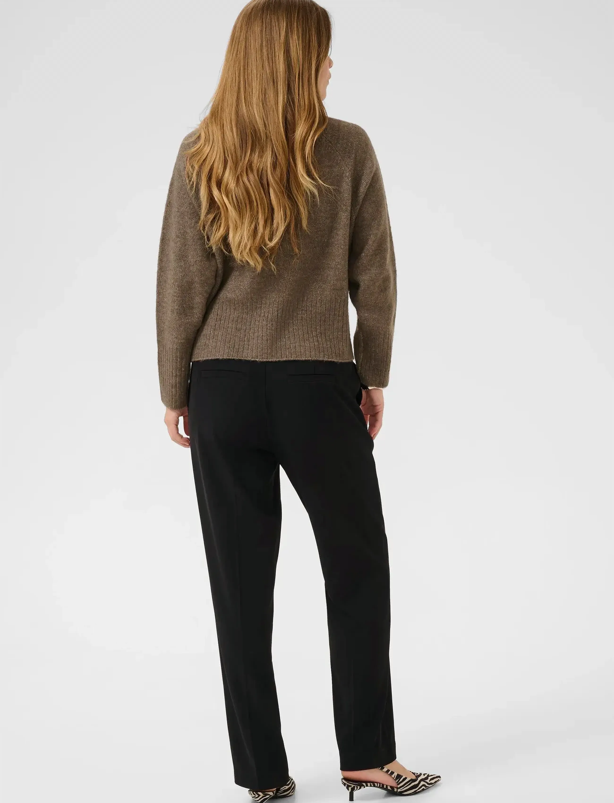 Kaffe - KAerin Rollneck - madalaimad hinnad - morel melange - 4