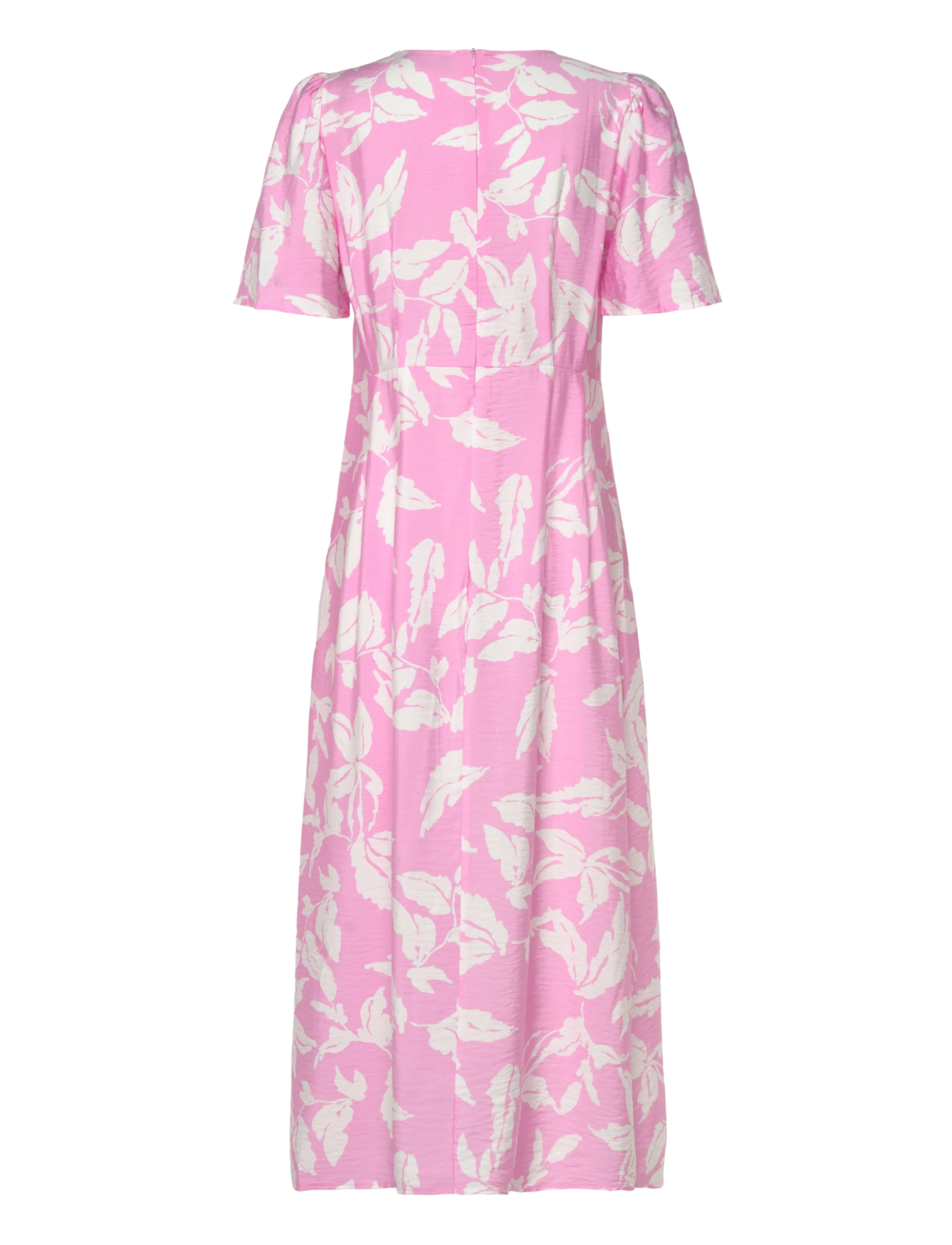 Kaffe - KAmarlo Dress - midikleider - pink frosting chalk leafs - 2