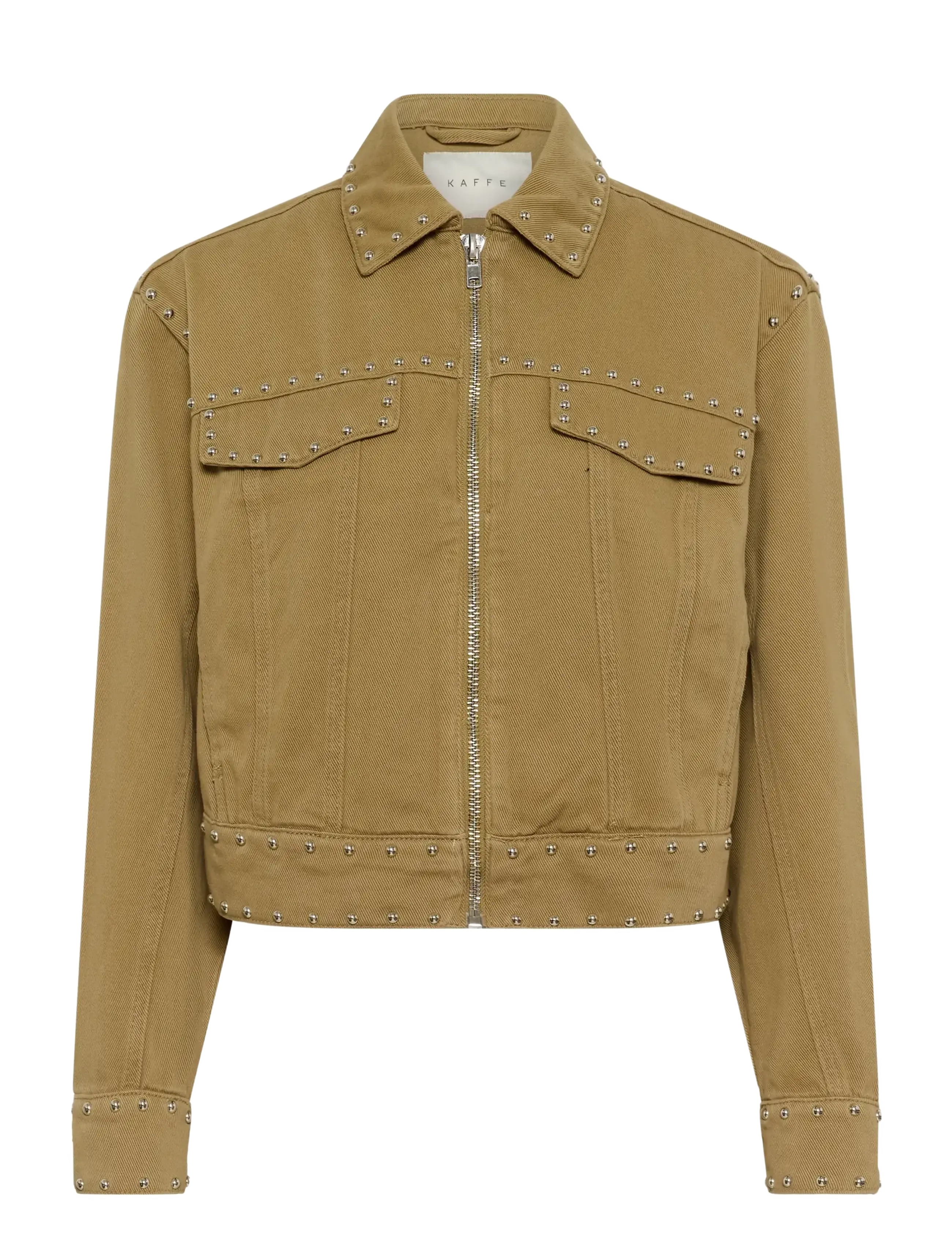 Kaffe KAbrynn Twill Shirt - Neue Artikel - WASHED PETRIFIED OAK TWILL / beige