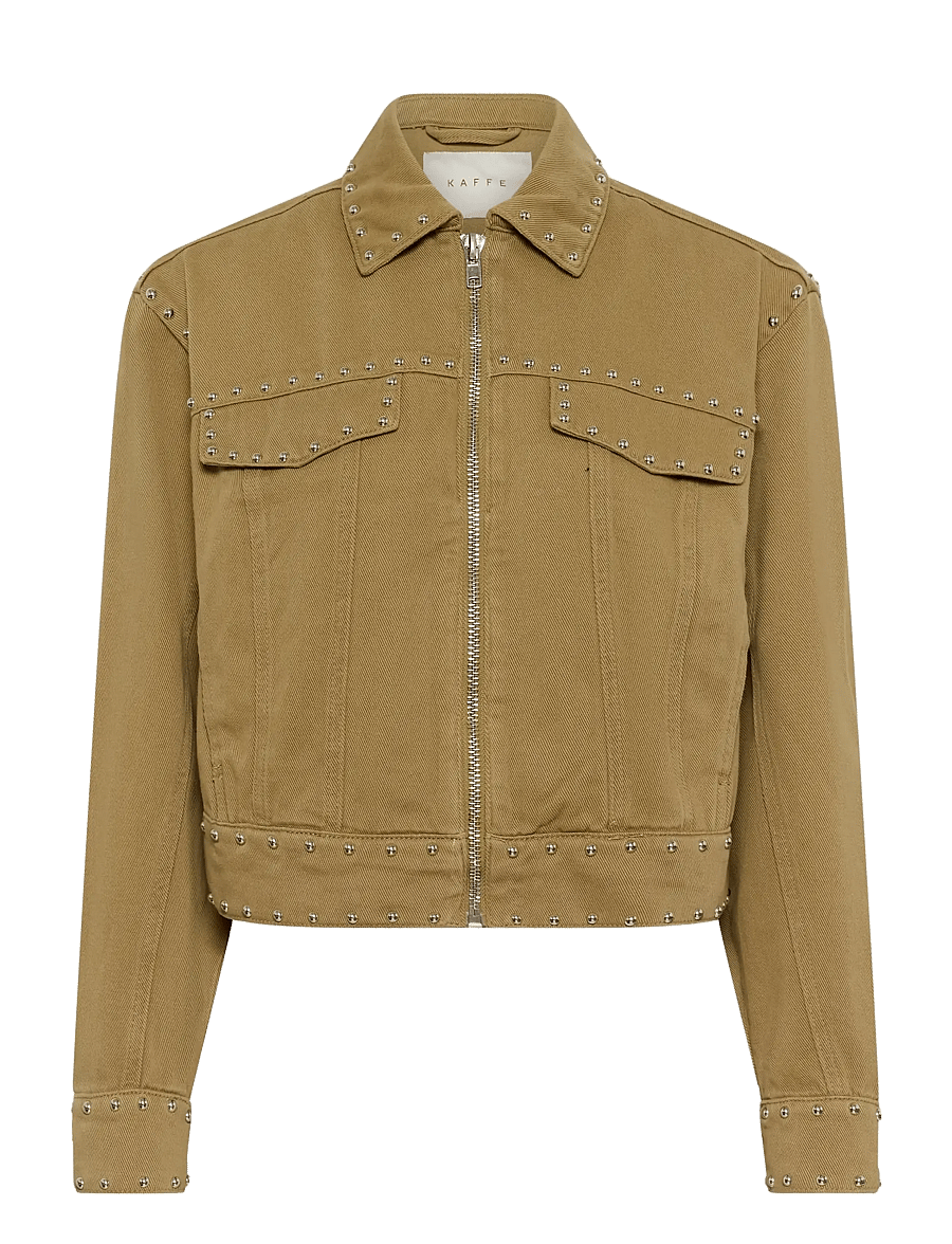 Kaffe - KAbrynn Twill Shirt - frühlingsjacken - washed petrified oak twill - 1