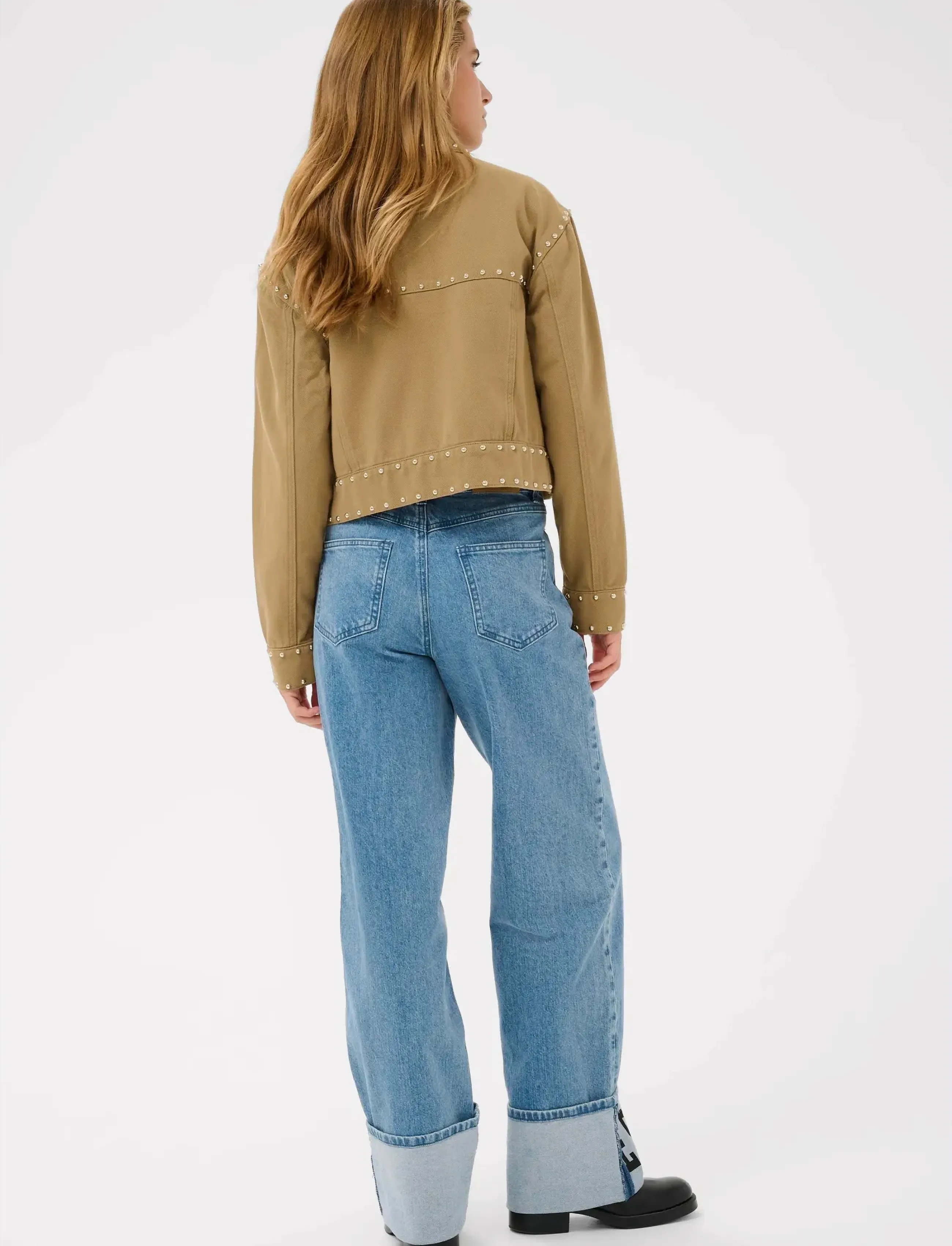 Kaffe - KAbrynn Twill Shirt - outerwear - washed petrified oak twill - 4