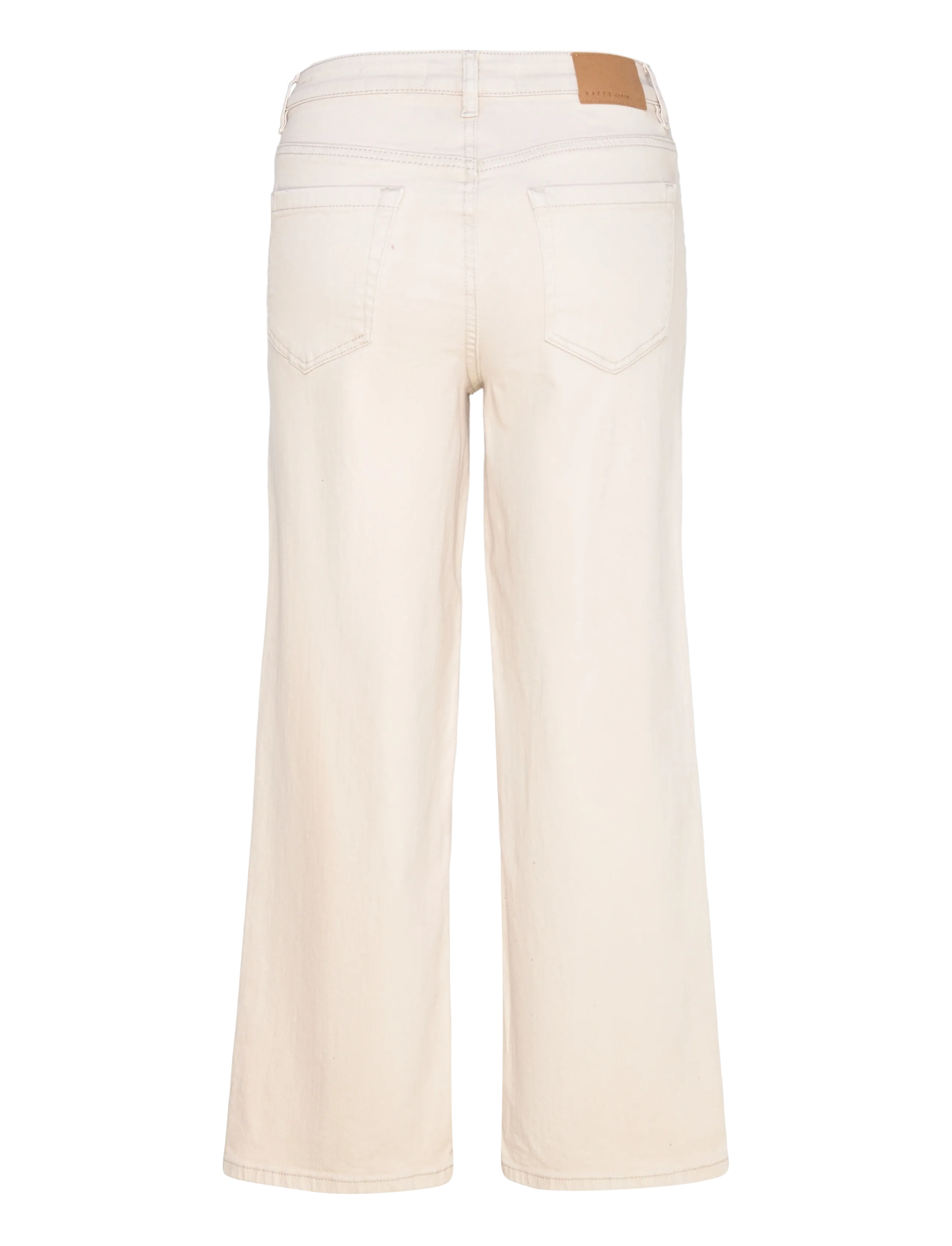 Kaffe - KAbrook Cropped HW Jeans - straight jeans - moonbeam - 2