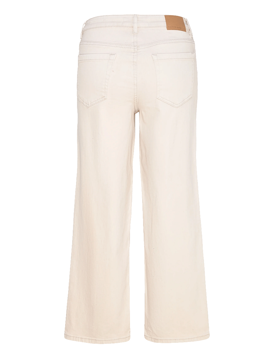 Kaffe - KAbrook Cropped HW Jeans - straight jeans - moonbeam - 2