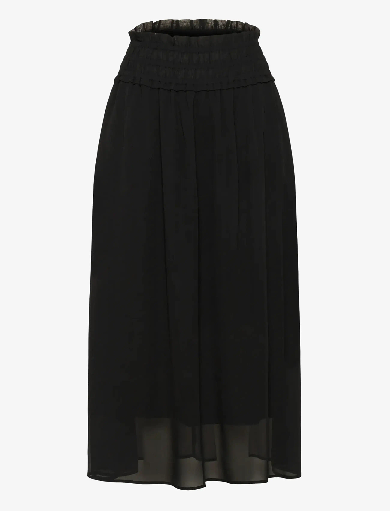 Kaffe - KAnellie Skirt - plisserade kjolar - black deep - 1