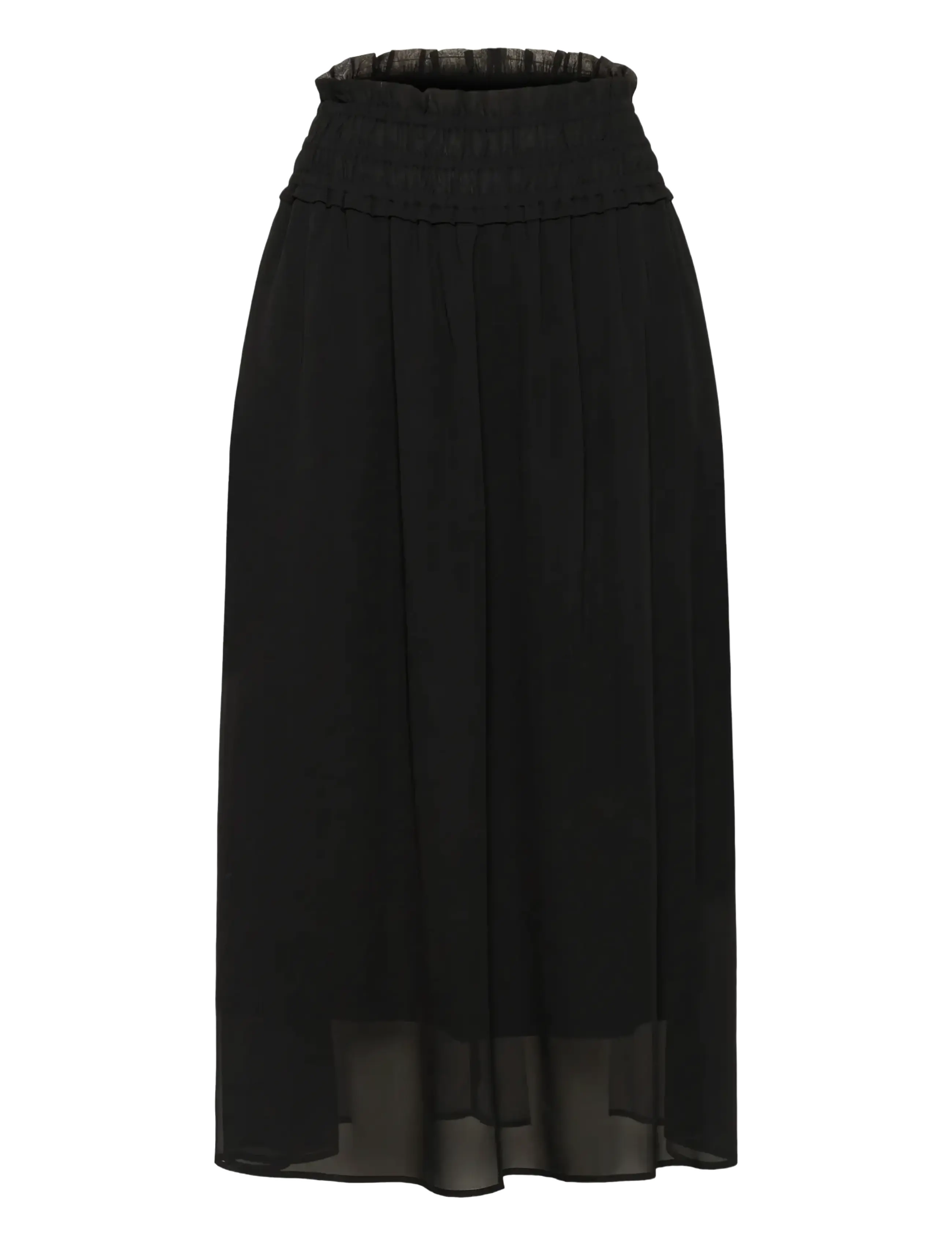 Kaffe KAnellie Skirt - Transitional Layering - BLACK DEEP / black