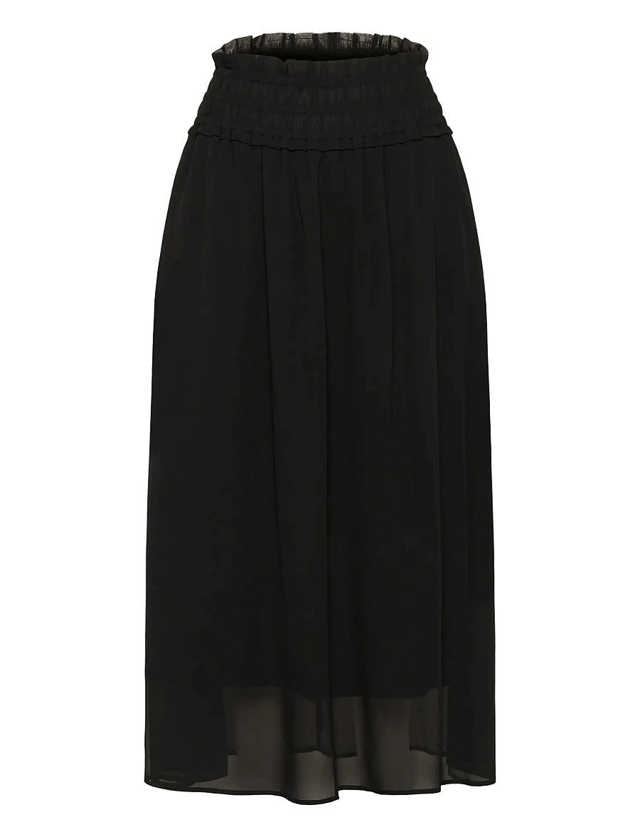 Kaffe - KAnellie Skirt - plisserade kjolar - black deep - 1