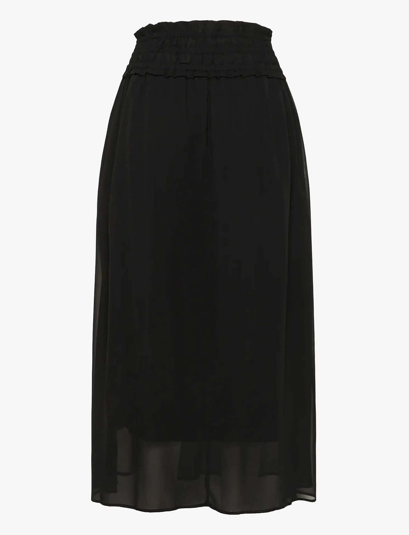 Kaffe - KAnellie Skirt - plisserade kjolar - black deep - 2