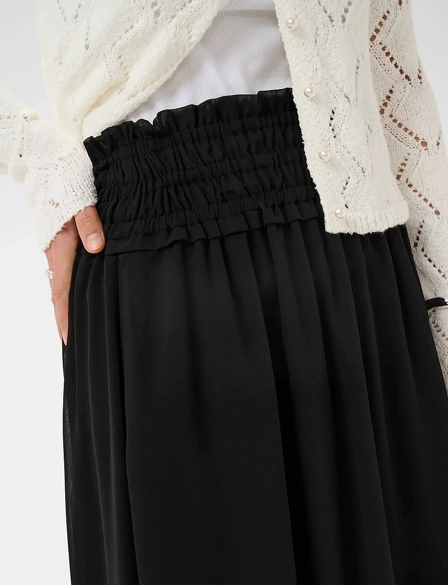 Kaffe - KAnellie Skirt - plisserade kjolar - black deep - 5
