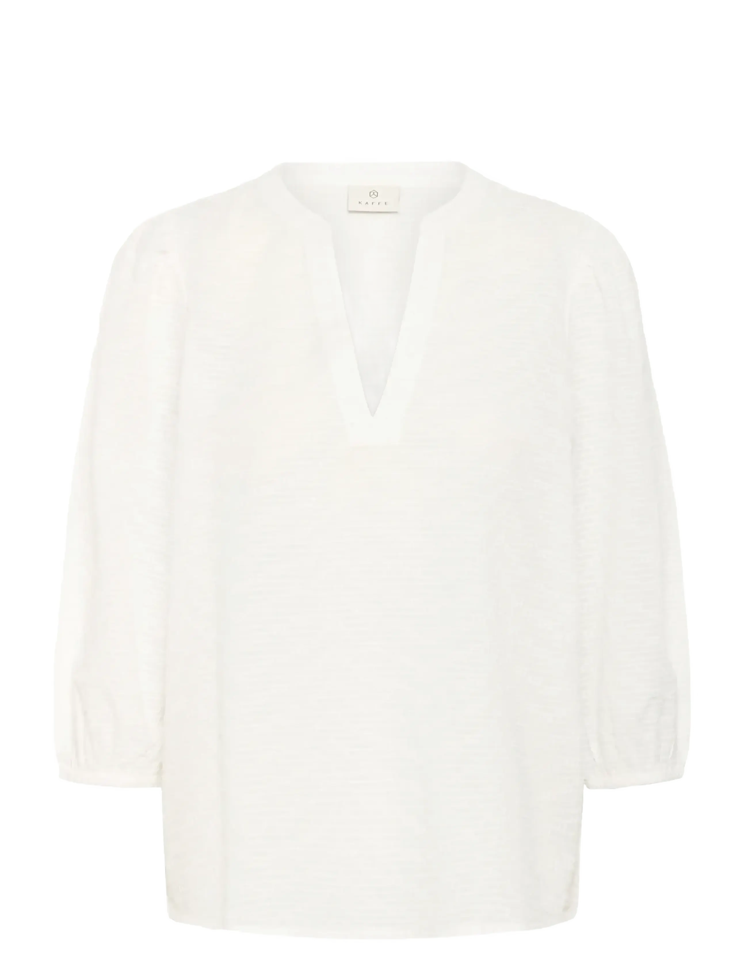 KAFFE Kapenelope Bluse Weiß - 42 - Damen