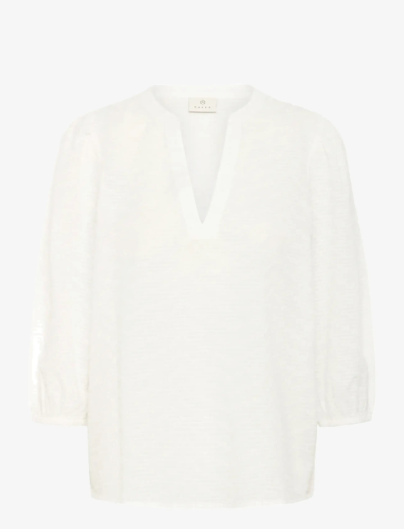 Kaffe - KApenelope Blouse - pikkade varrukatega pluusid - chalk - 1