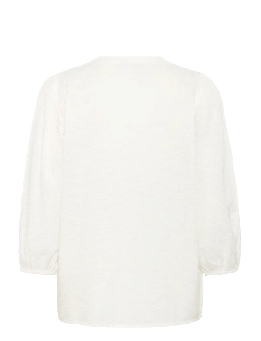 Kaffe - KApenelope Blouse - pikkade varrukatega pluusid - chalk - 2