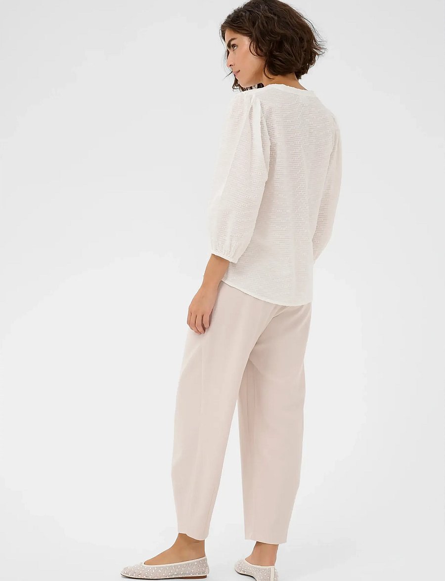 Kaffe - KApenelope Blouse - pikkade varrukatega pluusid - chalk - 4