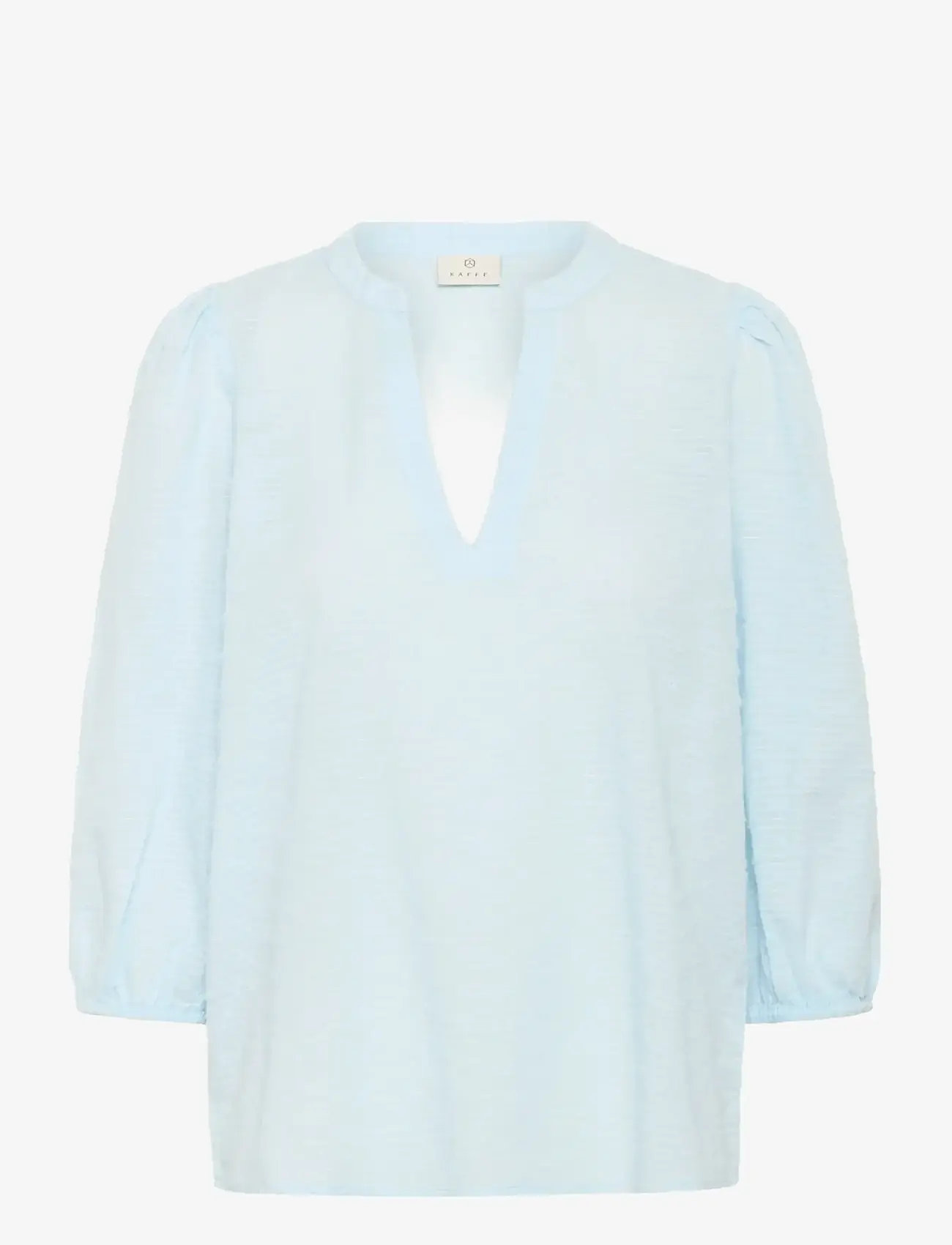 Kaffe - KApenelope Blouse - langærmede bluser - nantucket breeze - 1