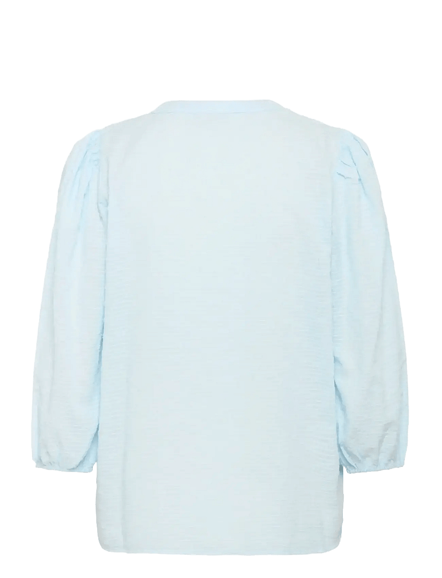 Kaffe - KApenelope Blouse - long sleeved blouses - nantucket breeze - 2