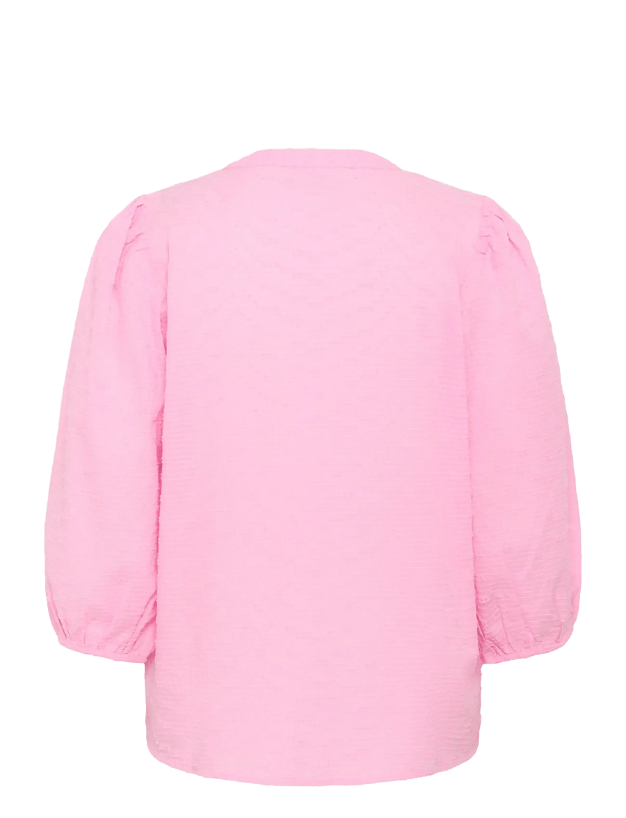 Kaffe - KApenelope Blouse - long sleeved blouses - pink frosting - 2