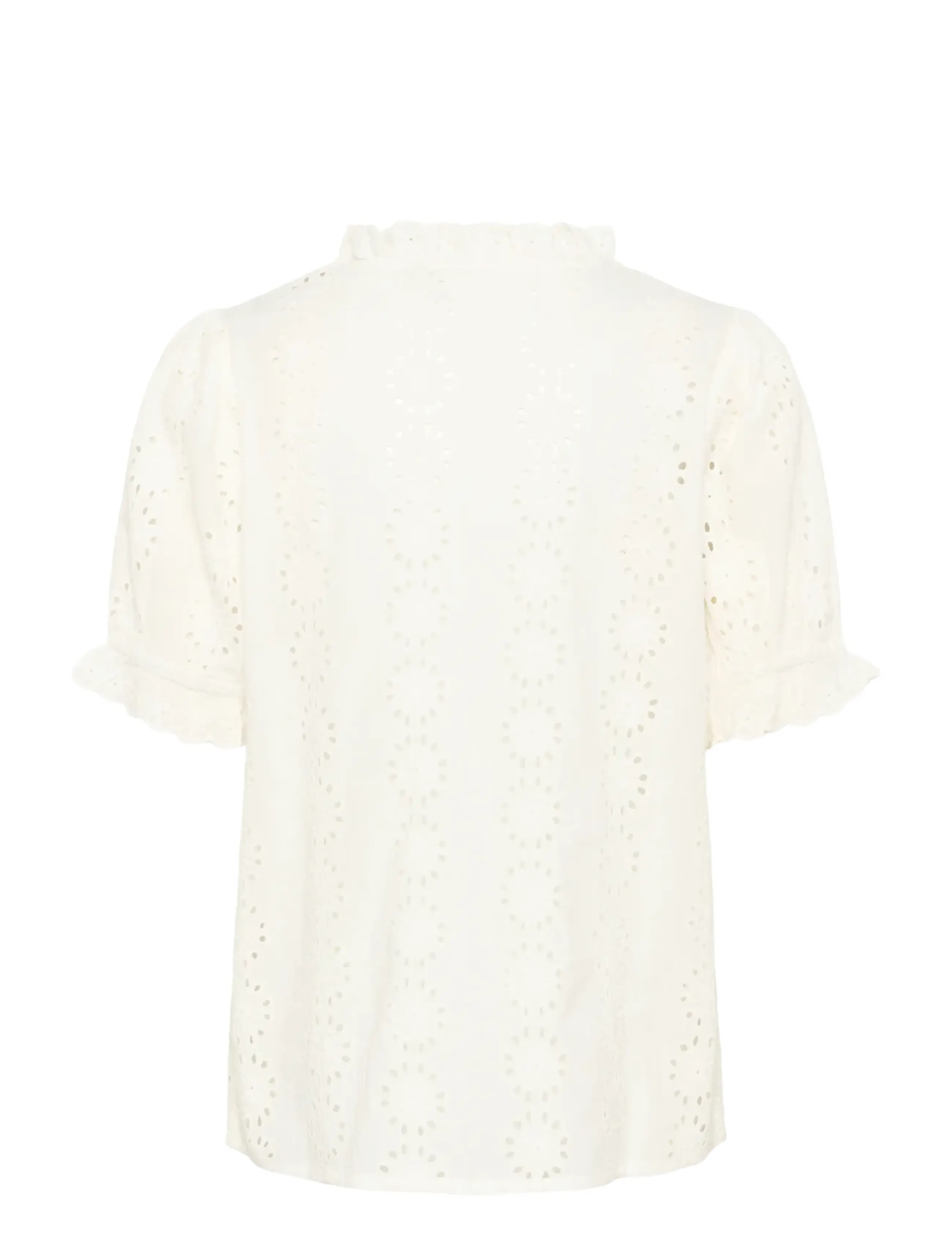 Kaffe - KAdona Blouse - short-sleeved blouses - chalk - 2