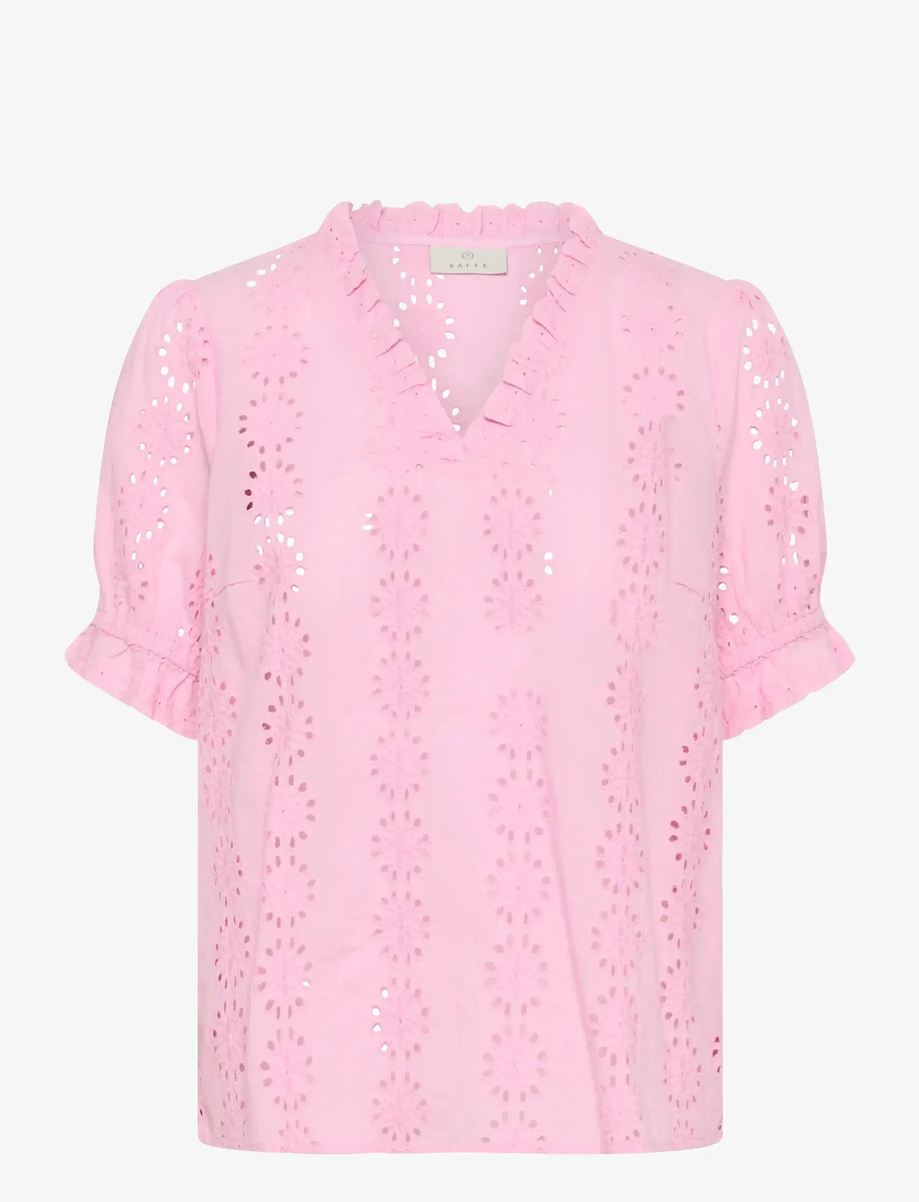 Kaffe - KAdona Blouse - kortærmede bluser - pink frosting - 1
