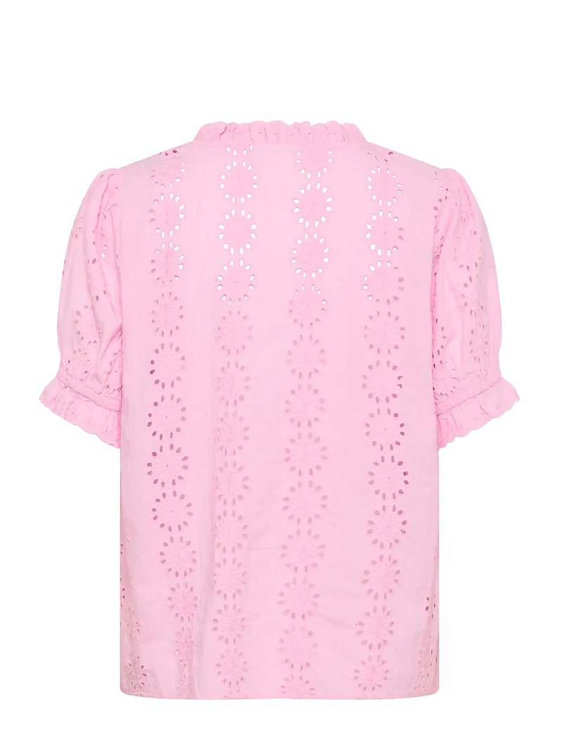 Kaffe - KAdona Blouse - kortærmede bluser - pink frosting - 2