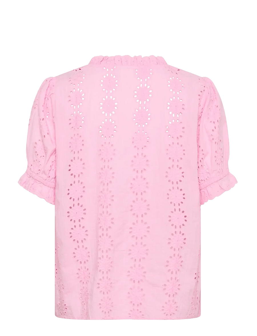 Kaffe - KAdona Blouse - kurzärmelige blusen - pink frosting - 2