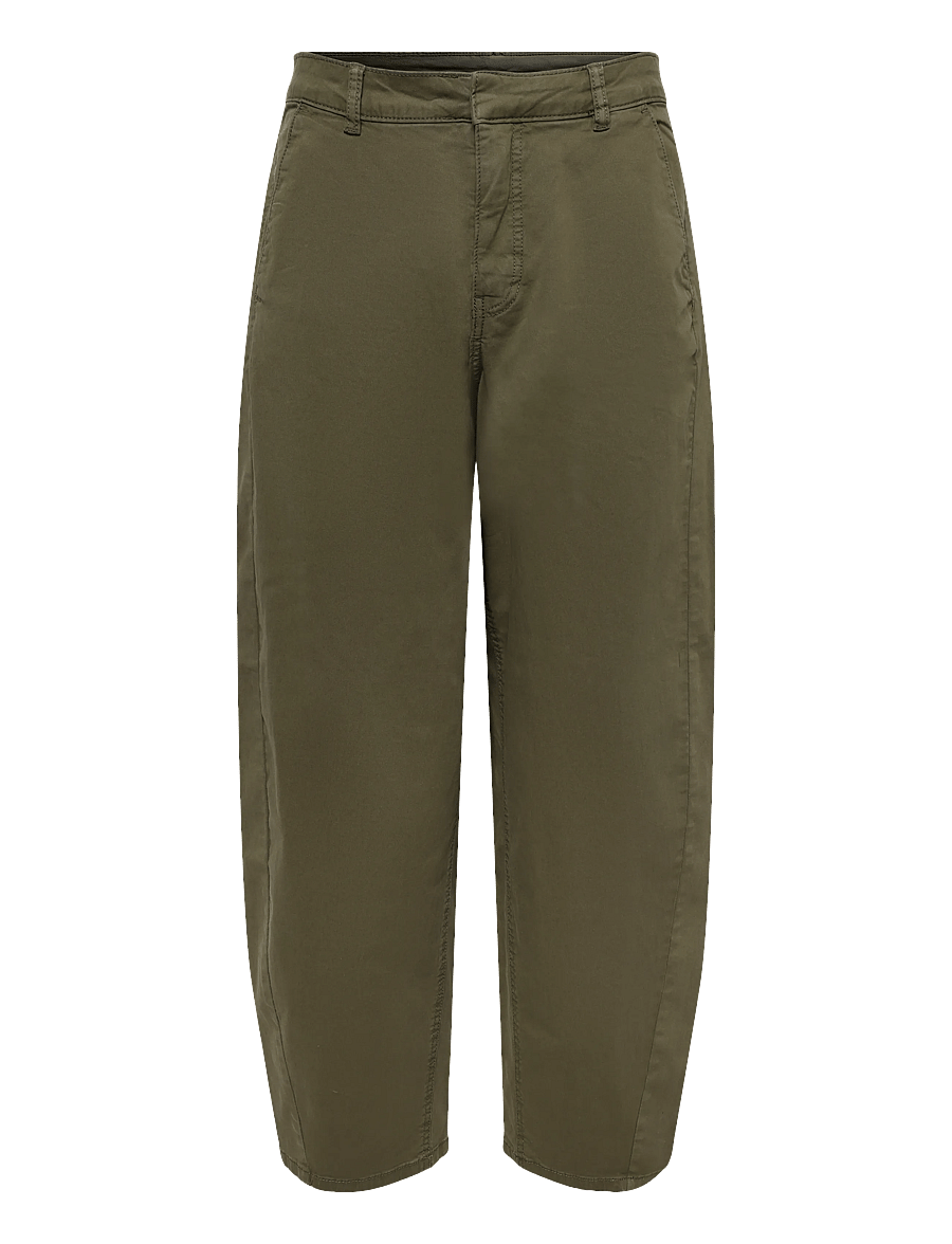 Kaffe - KAmette Barrel Pant - barrel trousers - burnt olive - 0