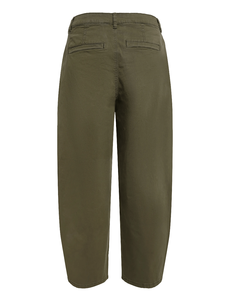 Kaffe - KAmette Barrel Pant - barrel trousers - burnt olive - 1