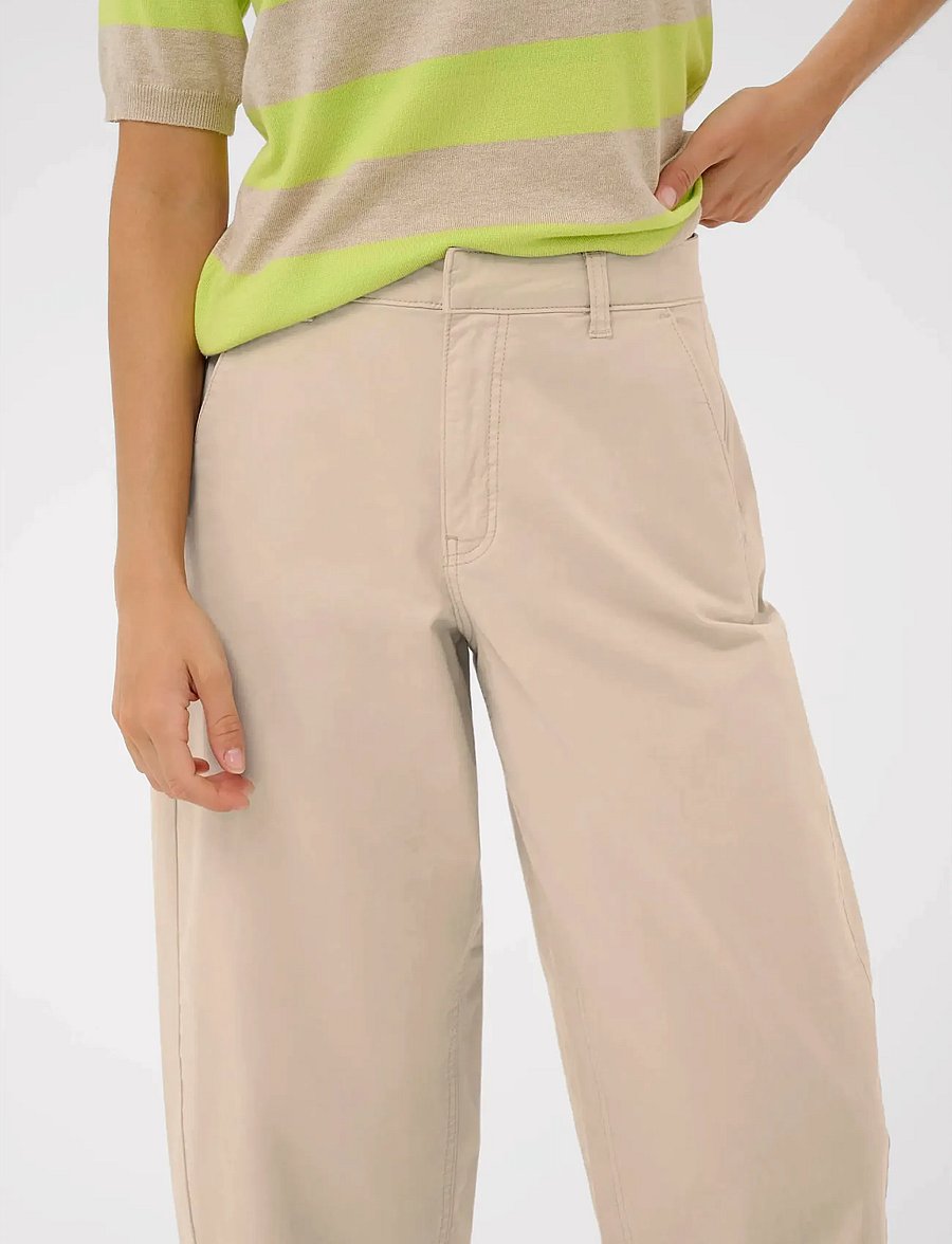 Kaffe - KAmette Barrel Pant - barrel-püksid - feather gray - 4