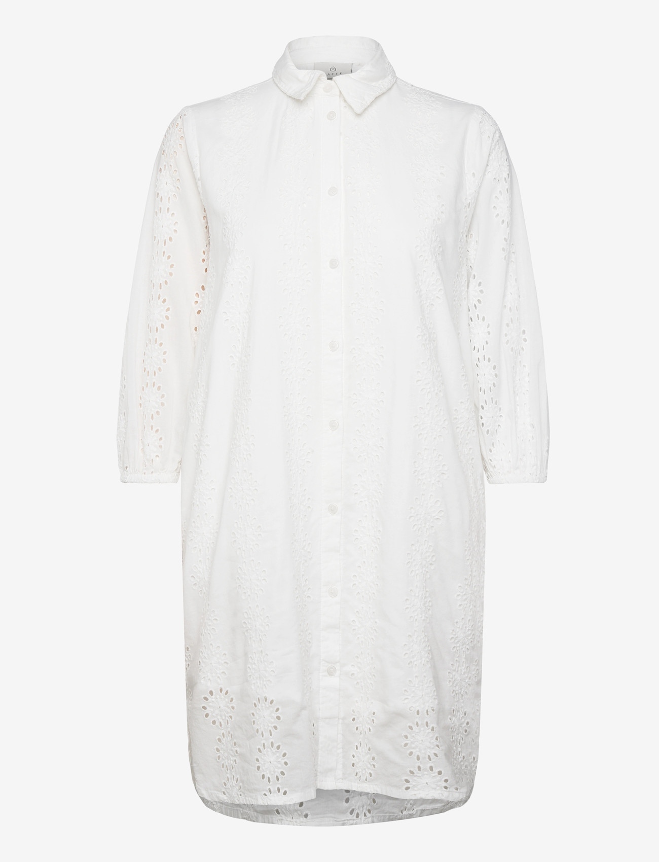 Kaffe - KAdona Shirt Dress - skjortekjoler - chalk - 0