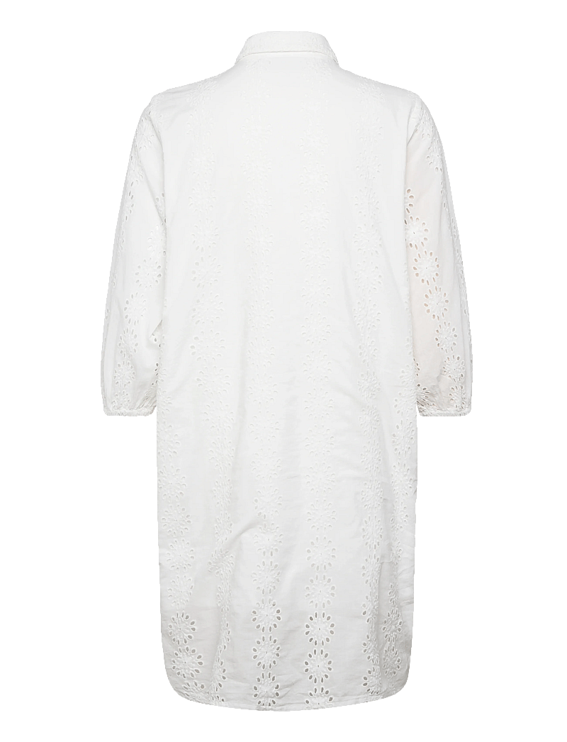 Kaffe - KAdona Shirt Dress - skjortekjoler - chalk - 1