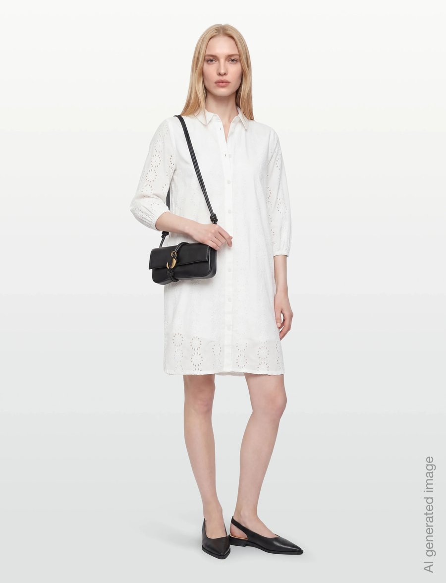 Kaffe - KAdona Shirt Dress - hemdkleider - chalk - 0