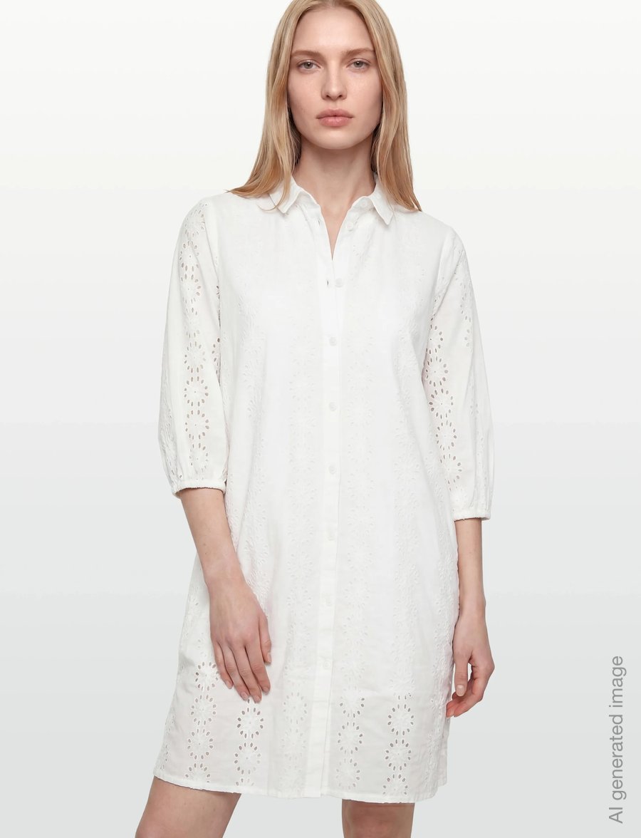 Kaffe - KAdona Shirt Dress - hemdkleider - chalk - 3