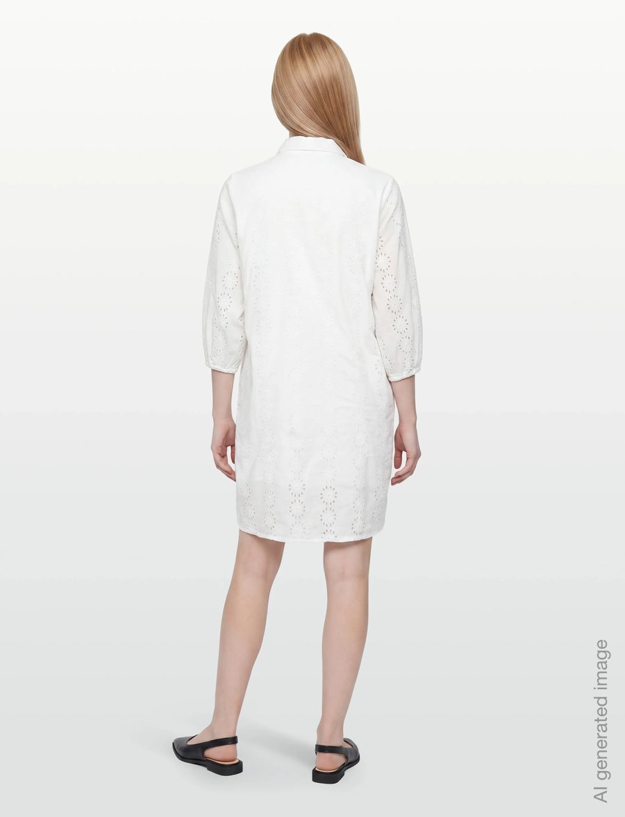 Kaffe - KAdona Shirt Dress - hemdkleider - chalk - 4