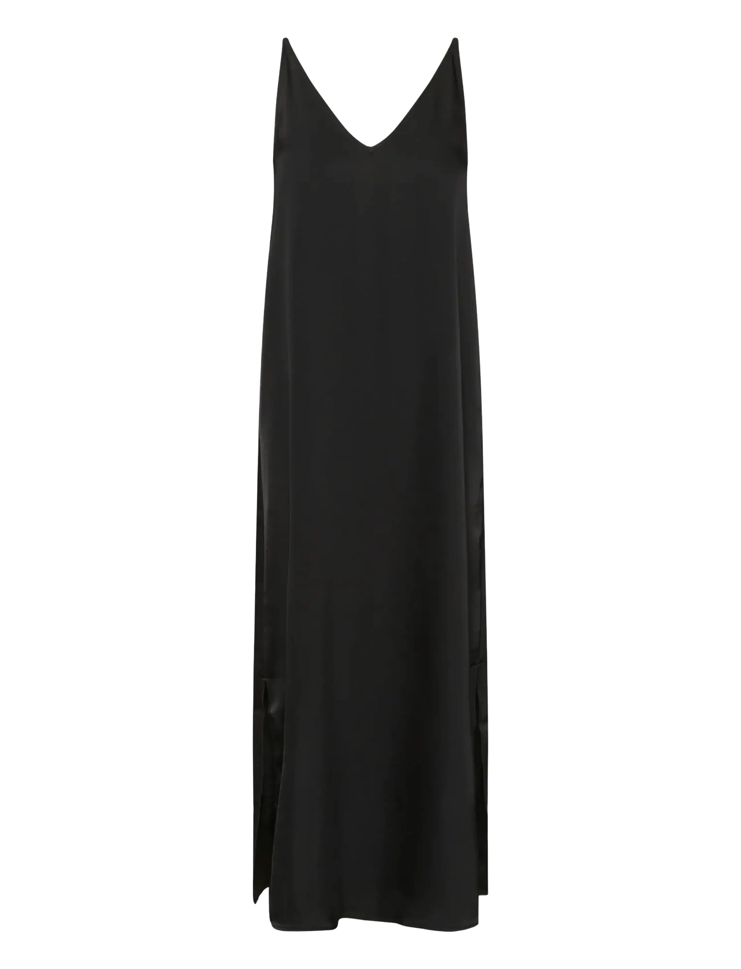 KAFFE Karory Sateen Kleid Schwarz - 46 - Damen