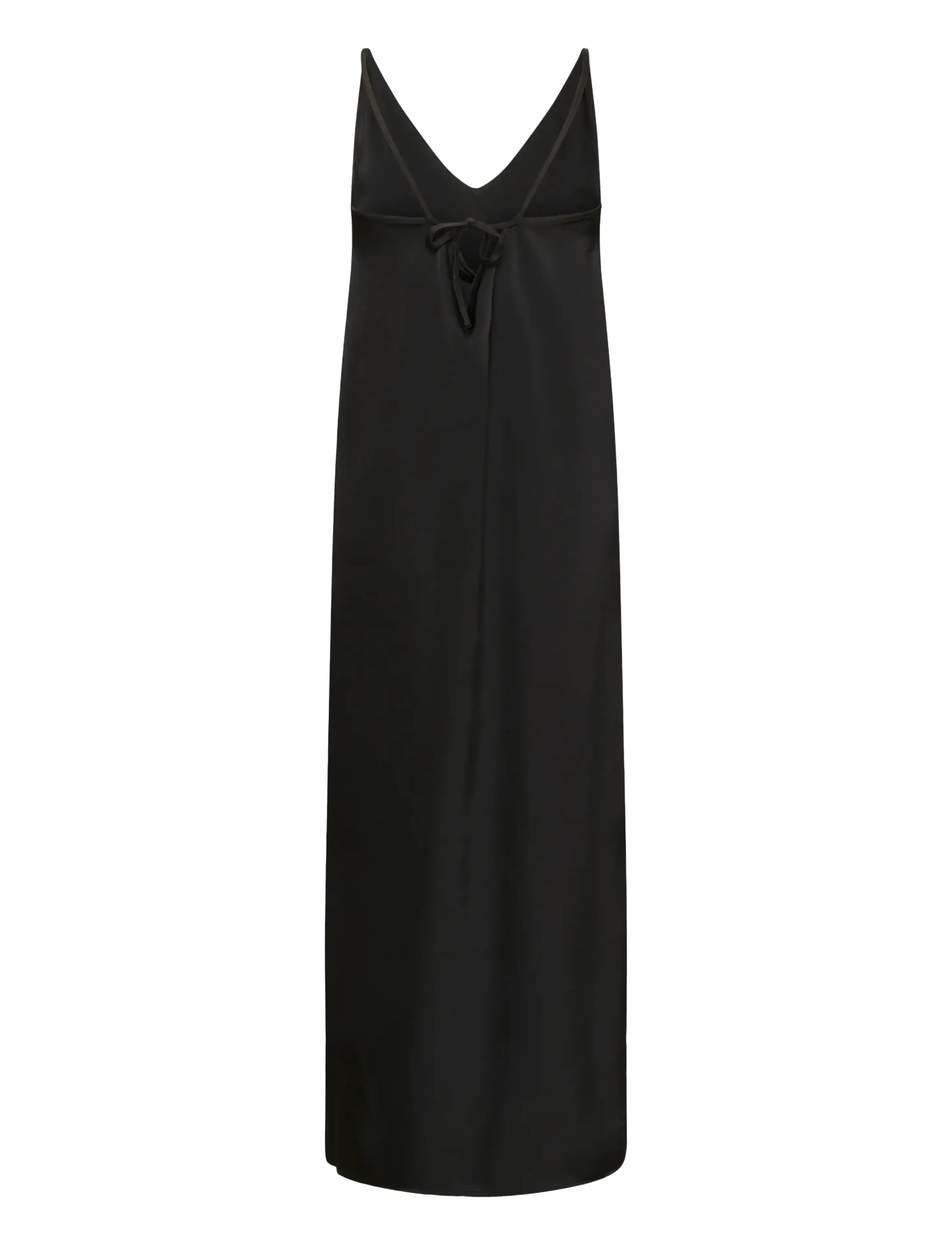 Kaffe - KArory Sateen Dress - Õlapaeltega kleidid - black deep - 2
